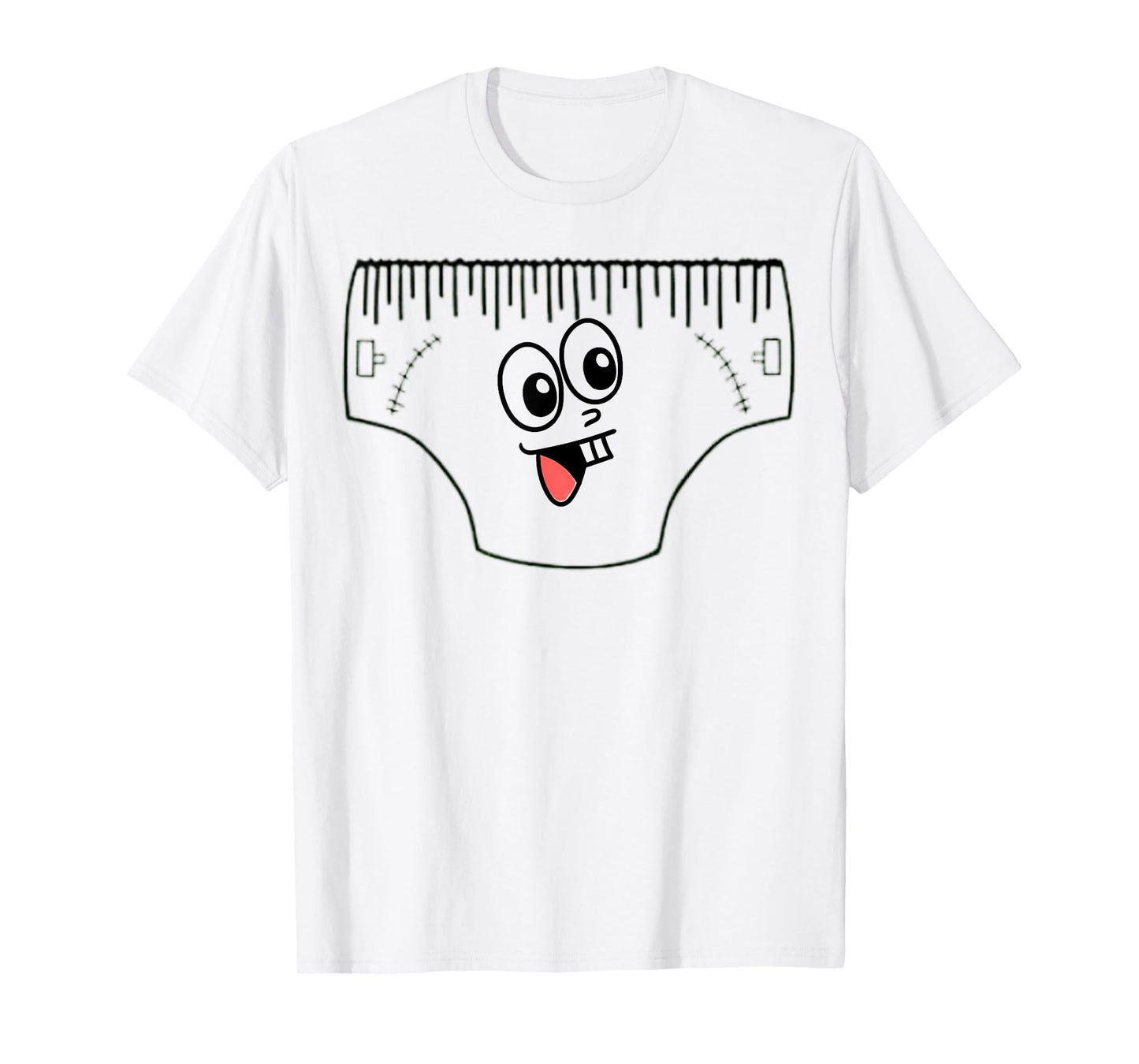 Funny Creepy Pair Of Underwear Face Costume T-Shirt