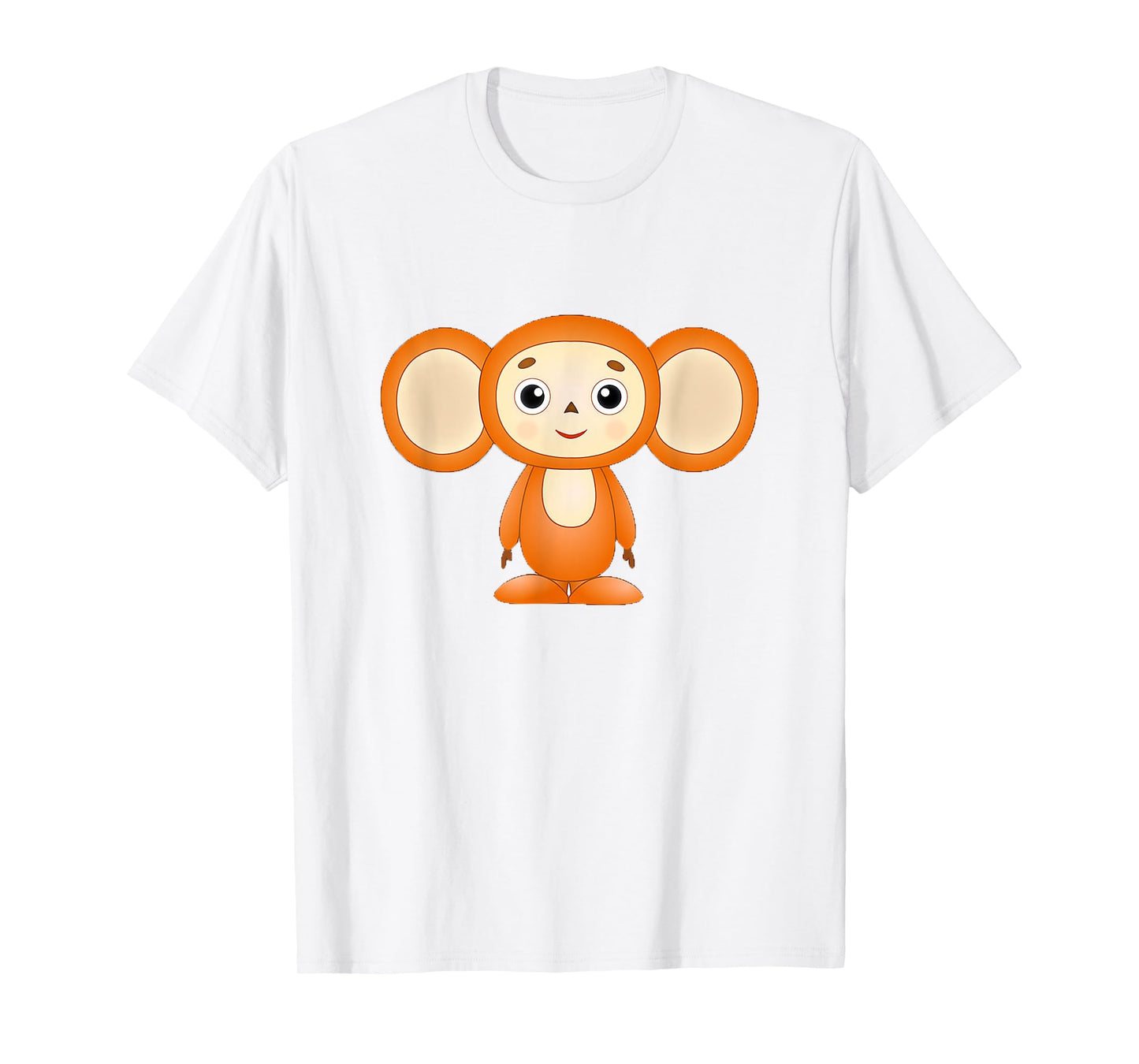 VUV Cheburashka T-Shirt - Unisex-Adults, Red, Small, Short Sleeve