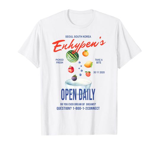 Enhypen's fruits daily fresh y2k trendy T-Shirt