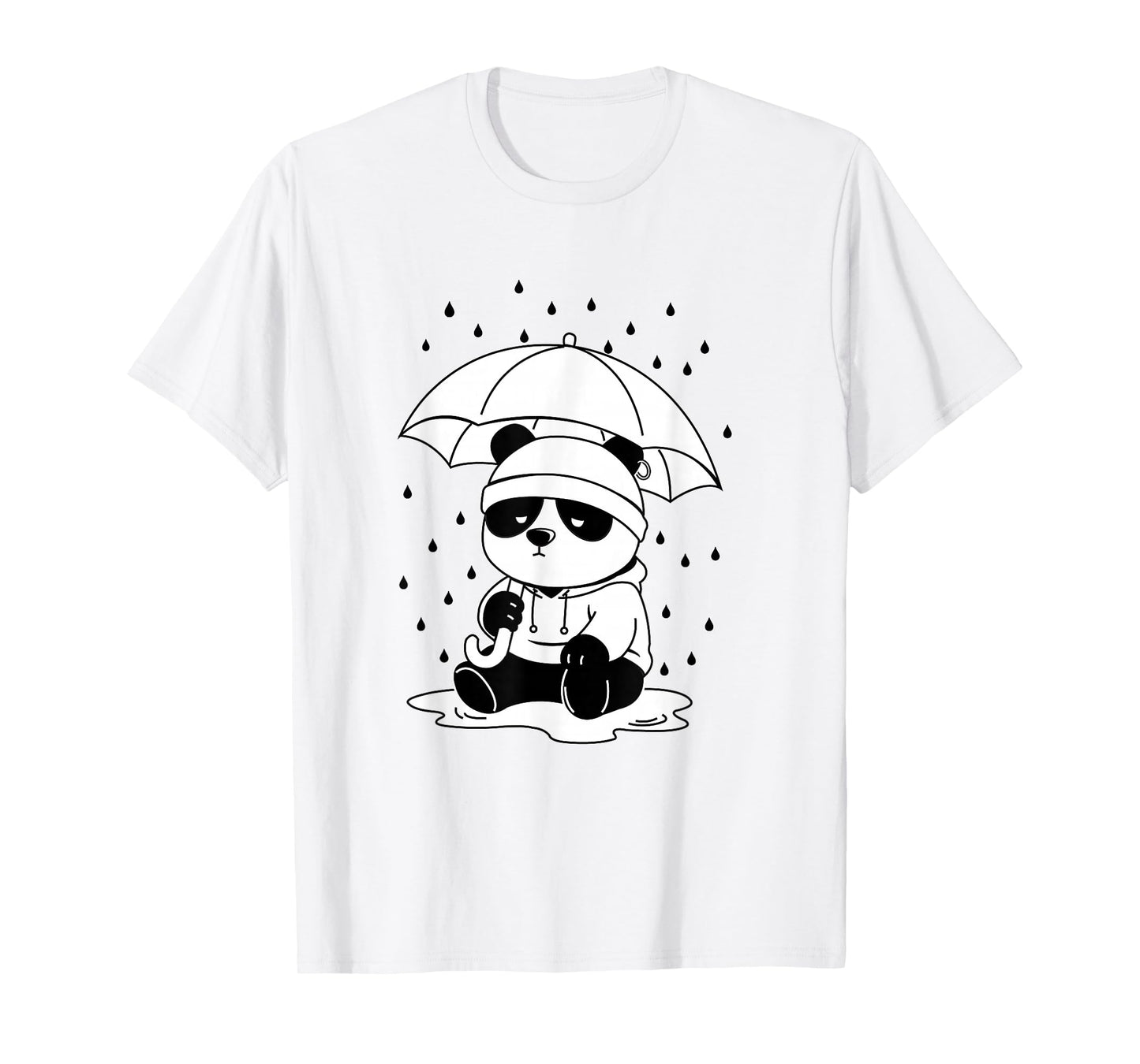 Raining Day with Panda T-Shirt