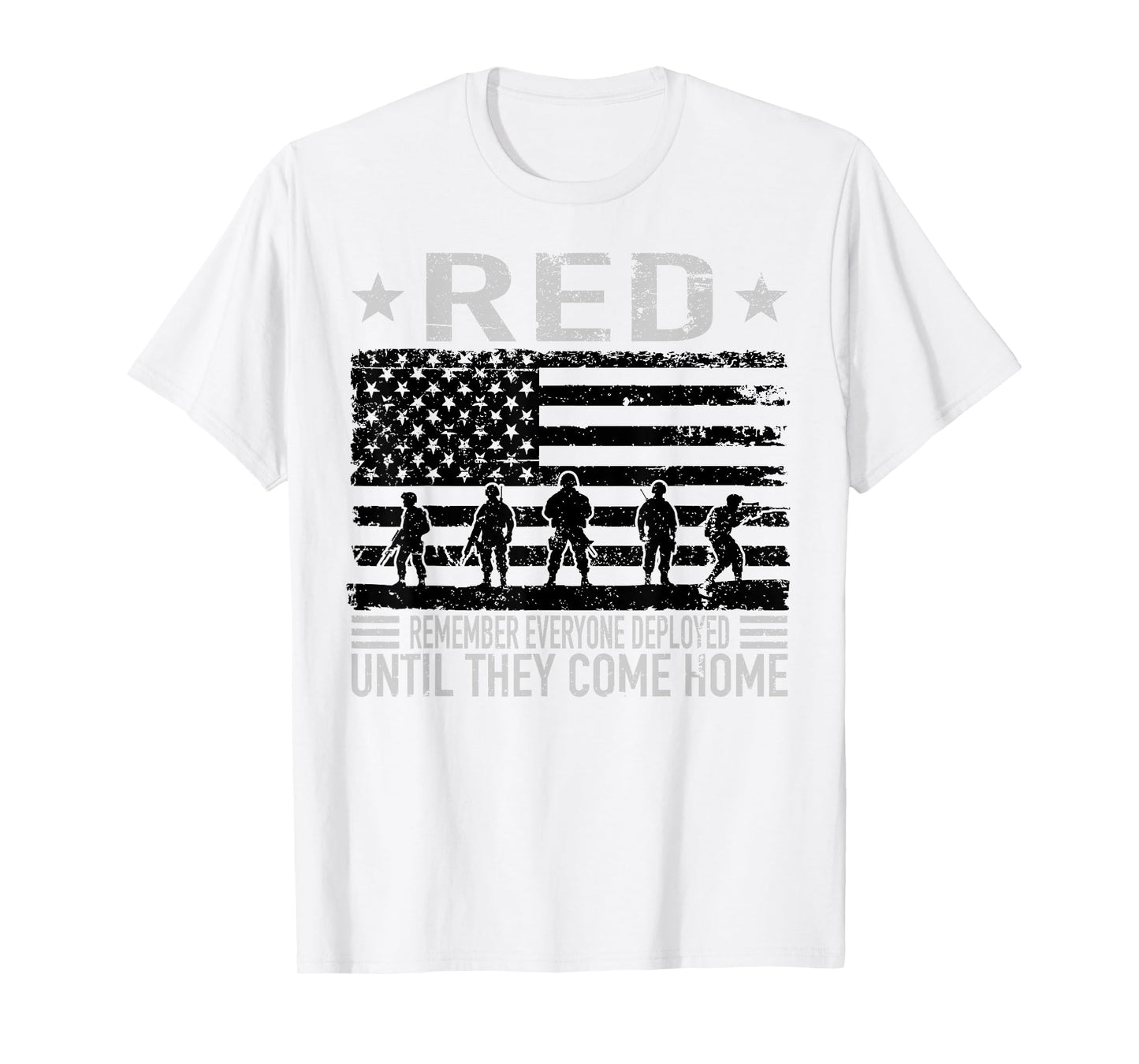 Remember Everyone Deployed RED Friday Military T-Shirt