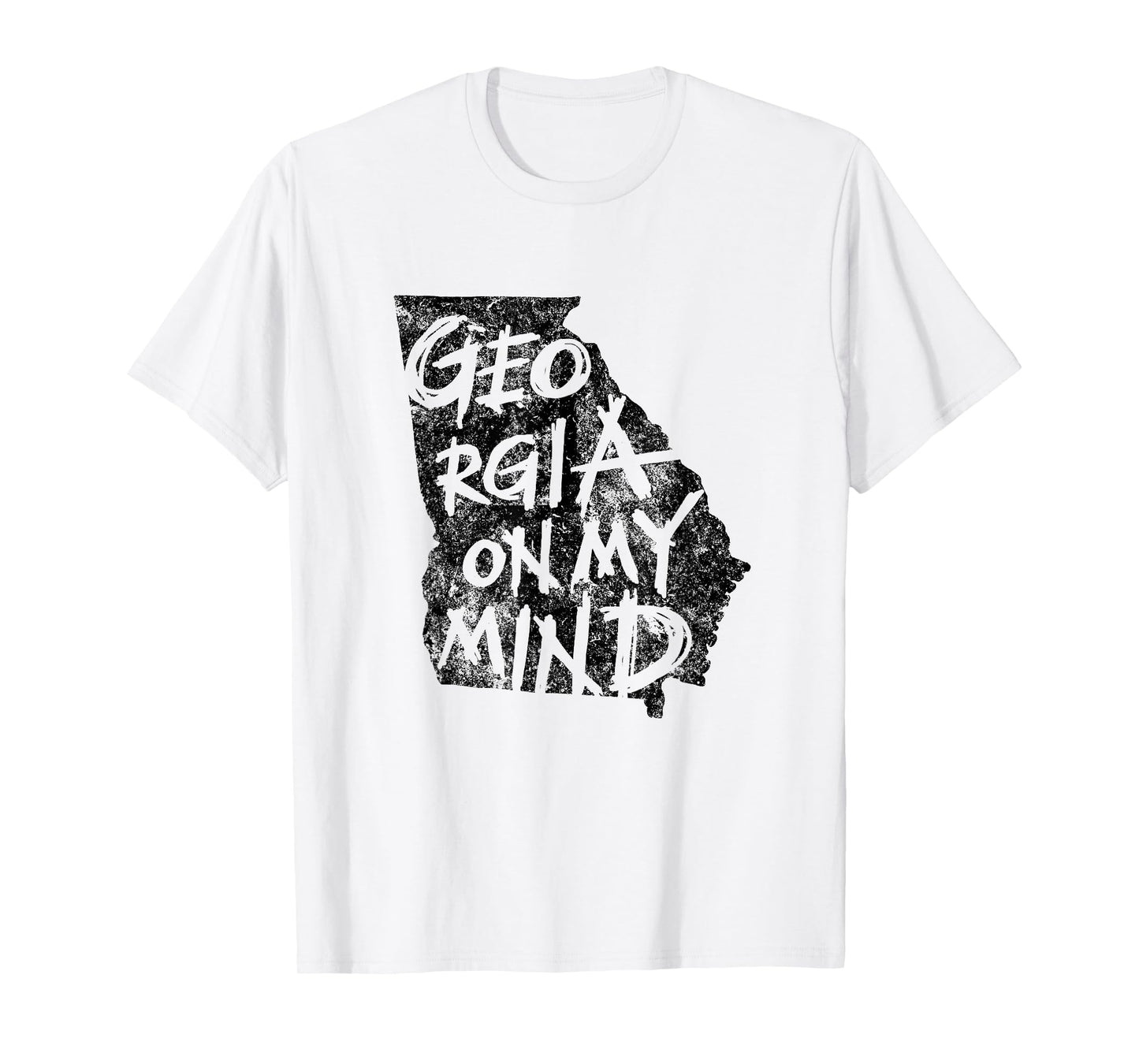 Georgia On My Mind Atlanta Peach State Art T Shirt T-Shirt