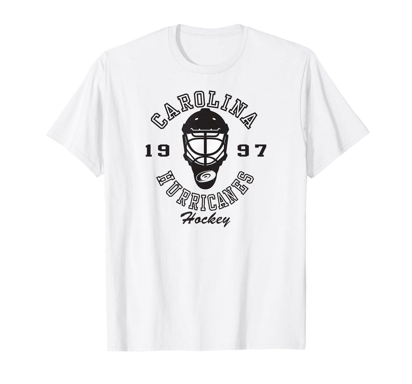 Carolina Hurricanes Hockey Mask Red Officially Licensed T-Shirt
