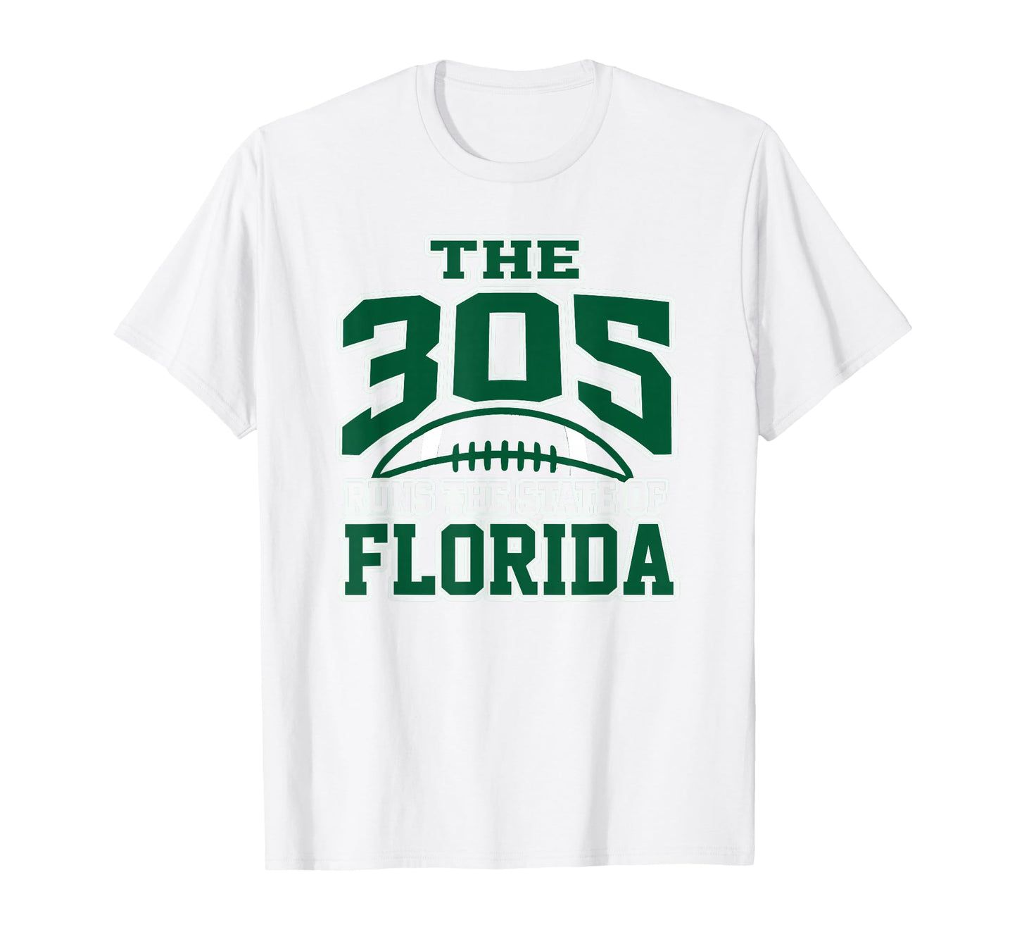 Miami 305 Area Code Runs Florida Proud State Culture Apparel T-Shirt