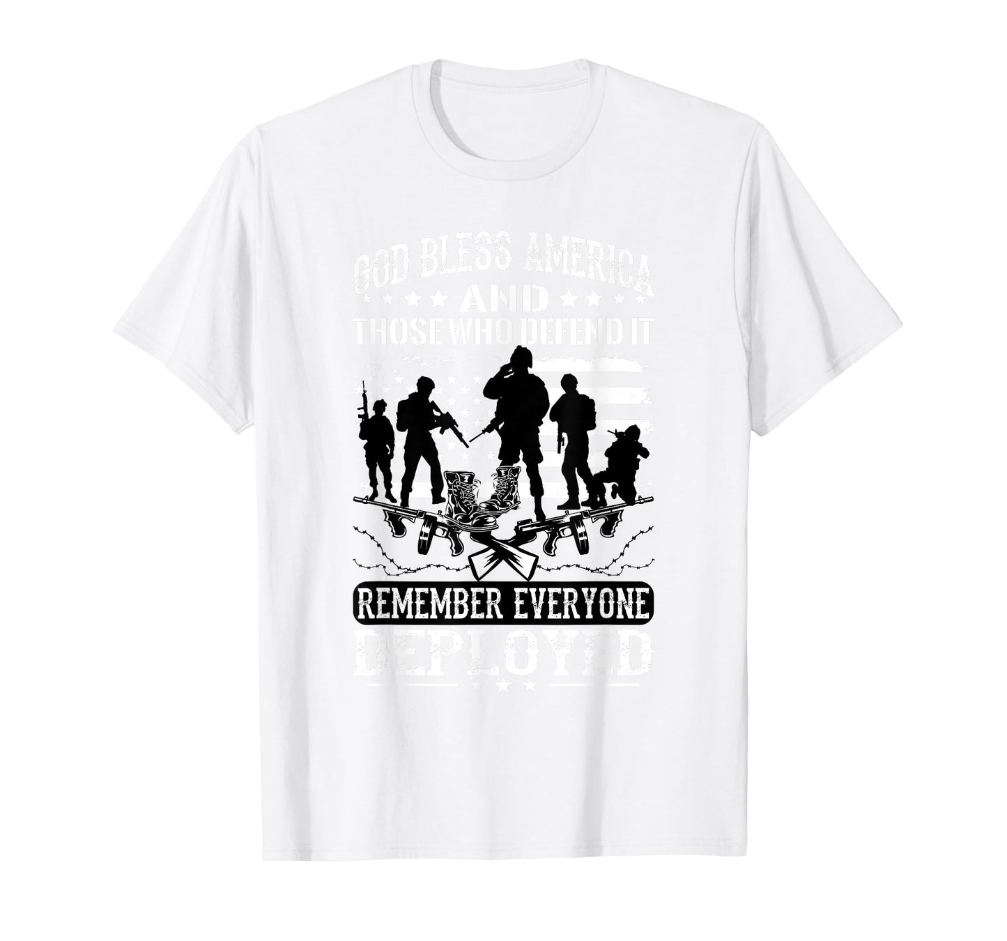 Military Wear Red On Fridays Until They All Come Home shirt T-Shirt