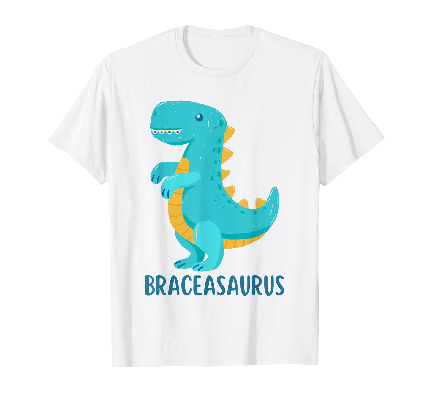 Dinosaur Braces shirt BRACEASAURUS Orthodontist T-Shirt