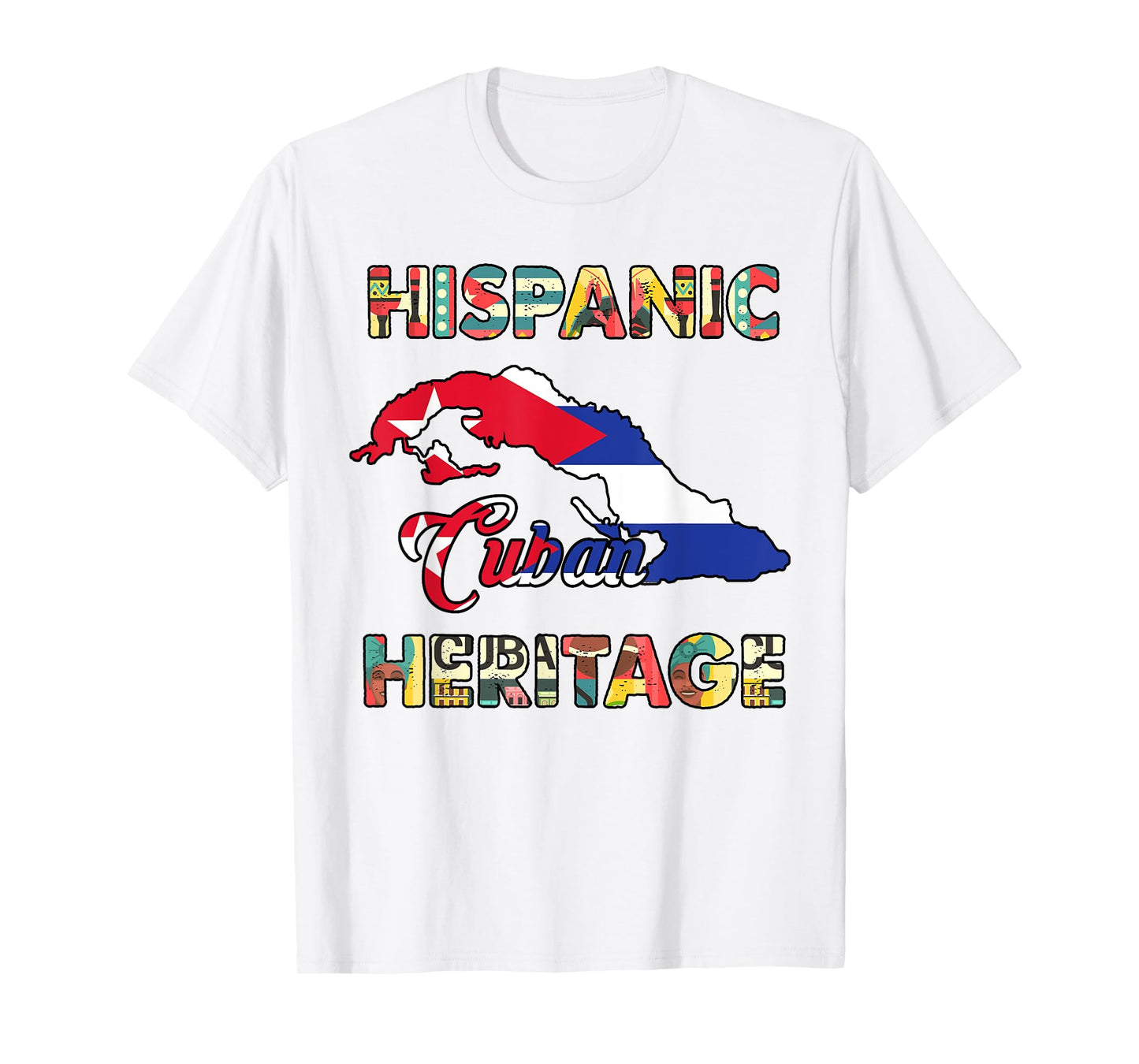Cuba Hispanic Heritage Month Cuban Flag Men Women Cubanita T-Shirt