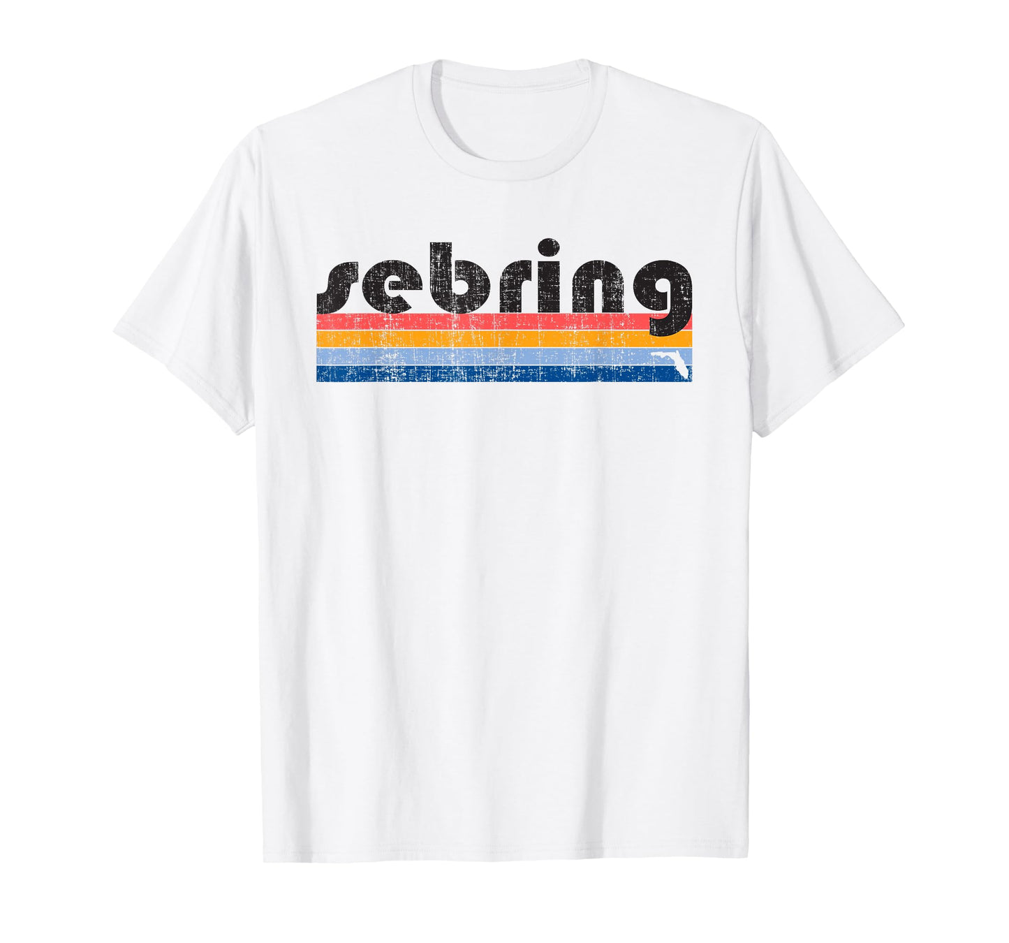 Vintage 80s Style Sebring FL T-Shirt T-Shirt
