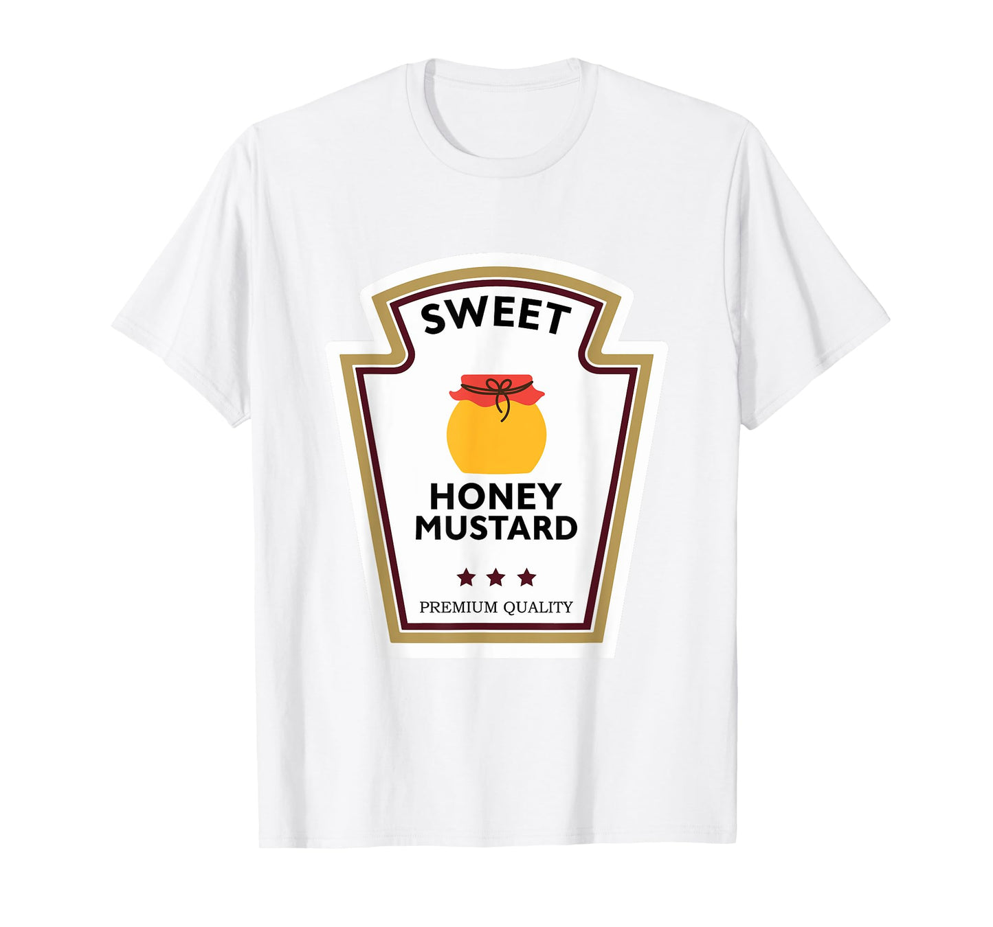 Sweet Honey Mustard Condiment Group Costume T-Shirt