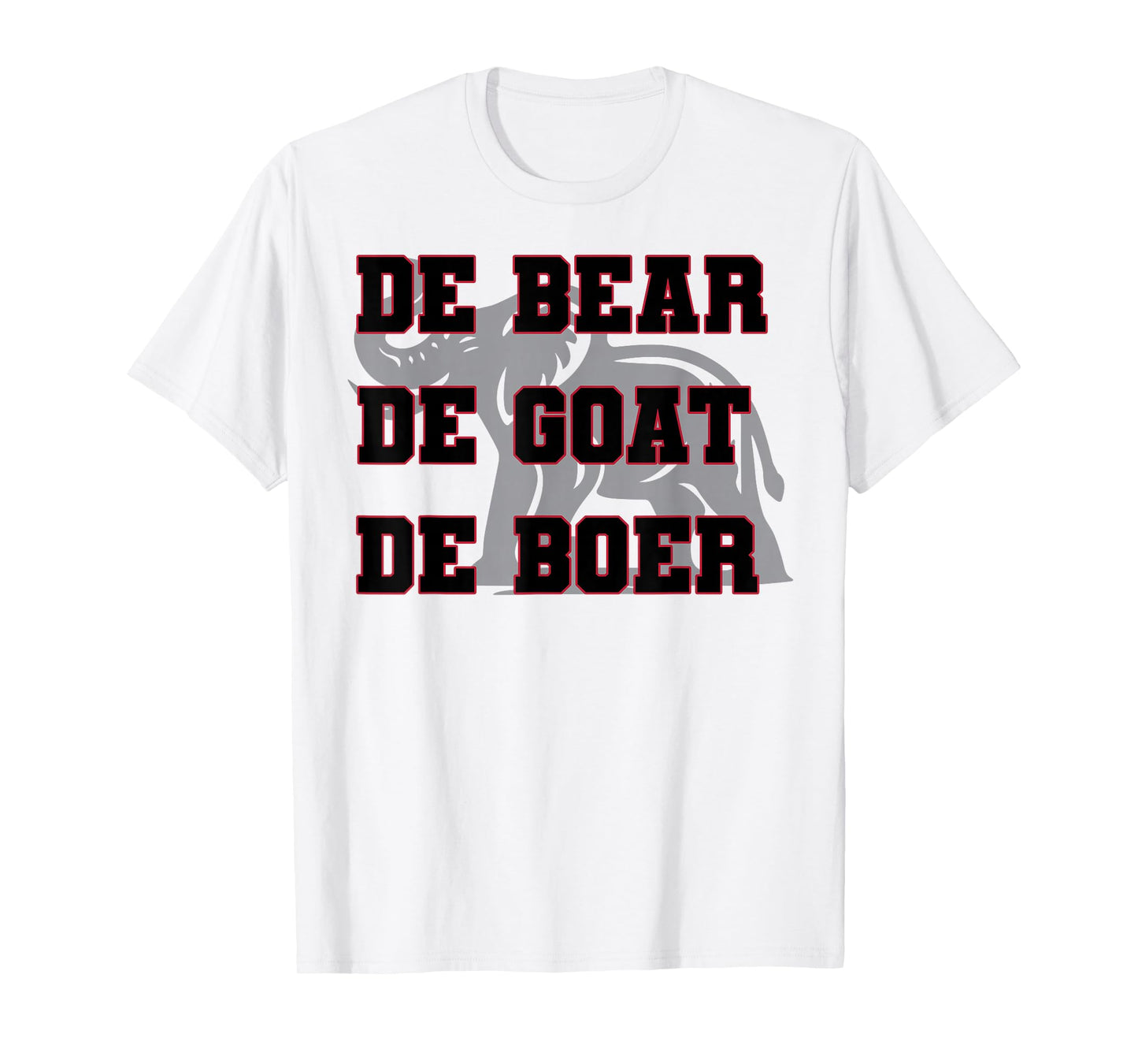 Elephant De Bear De Goat De Boer T-Shirt
