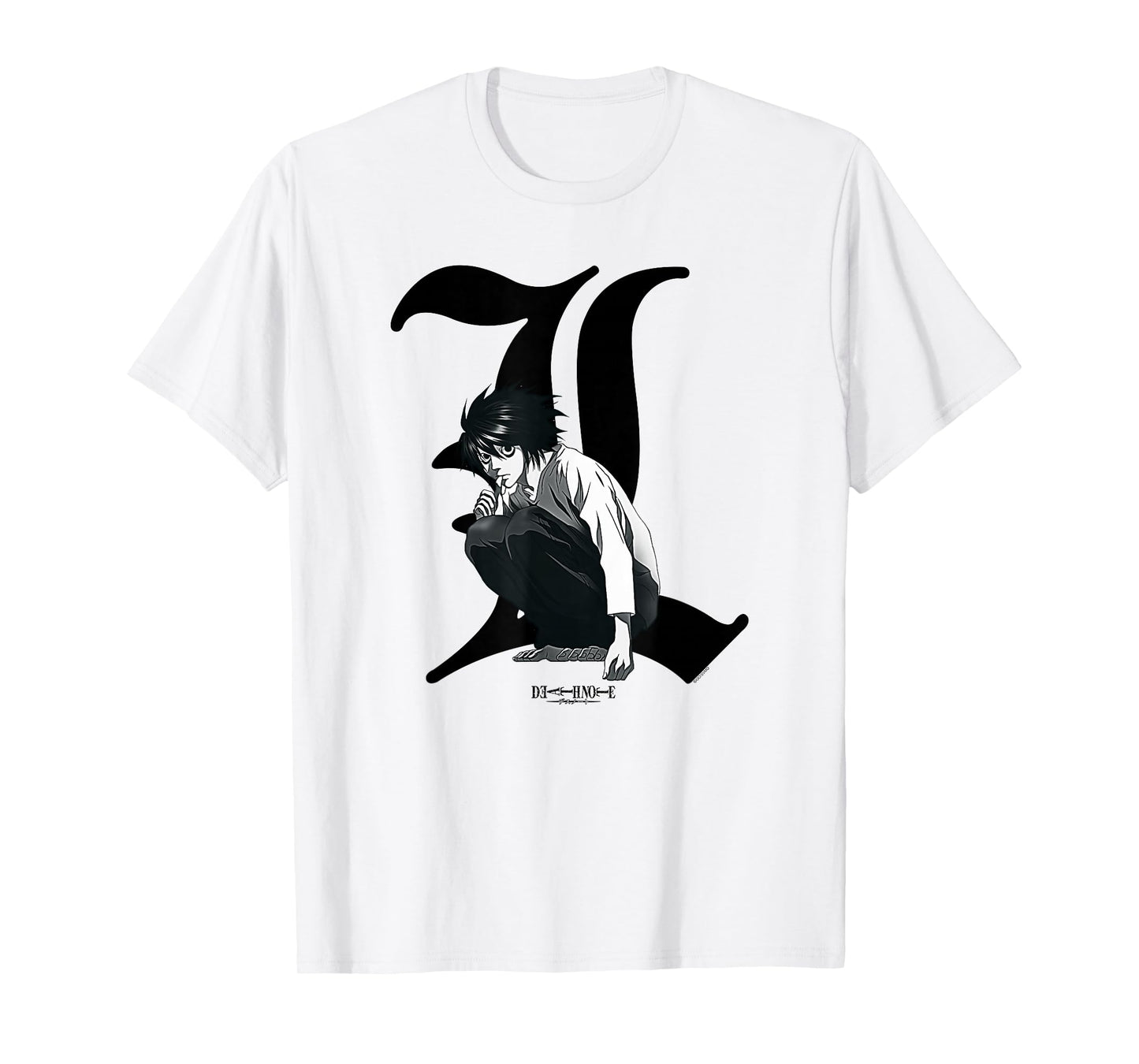 Death Note Old English L Anime T-Shirt