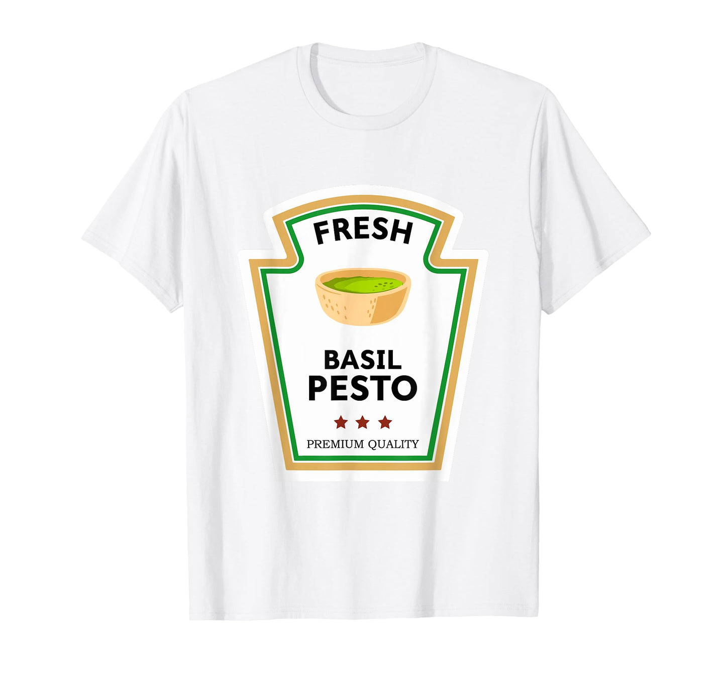 Basil Pesto Condiment Group Costume T-Shirt