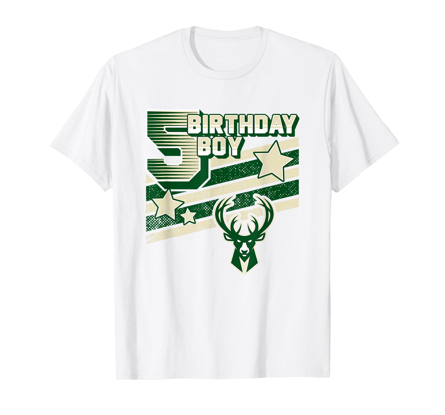 NBA Milwaukee Bucks 5th Birthday Boy T-Shirt