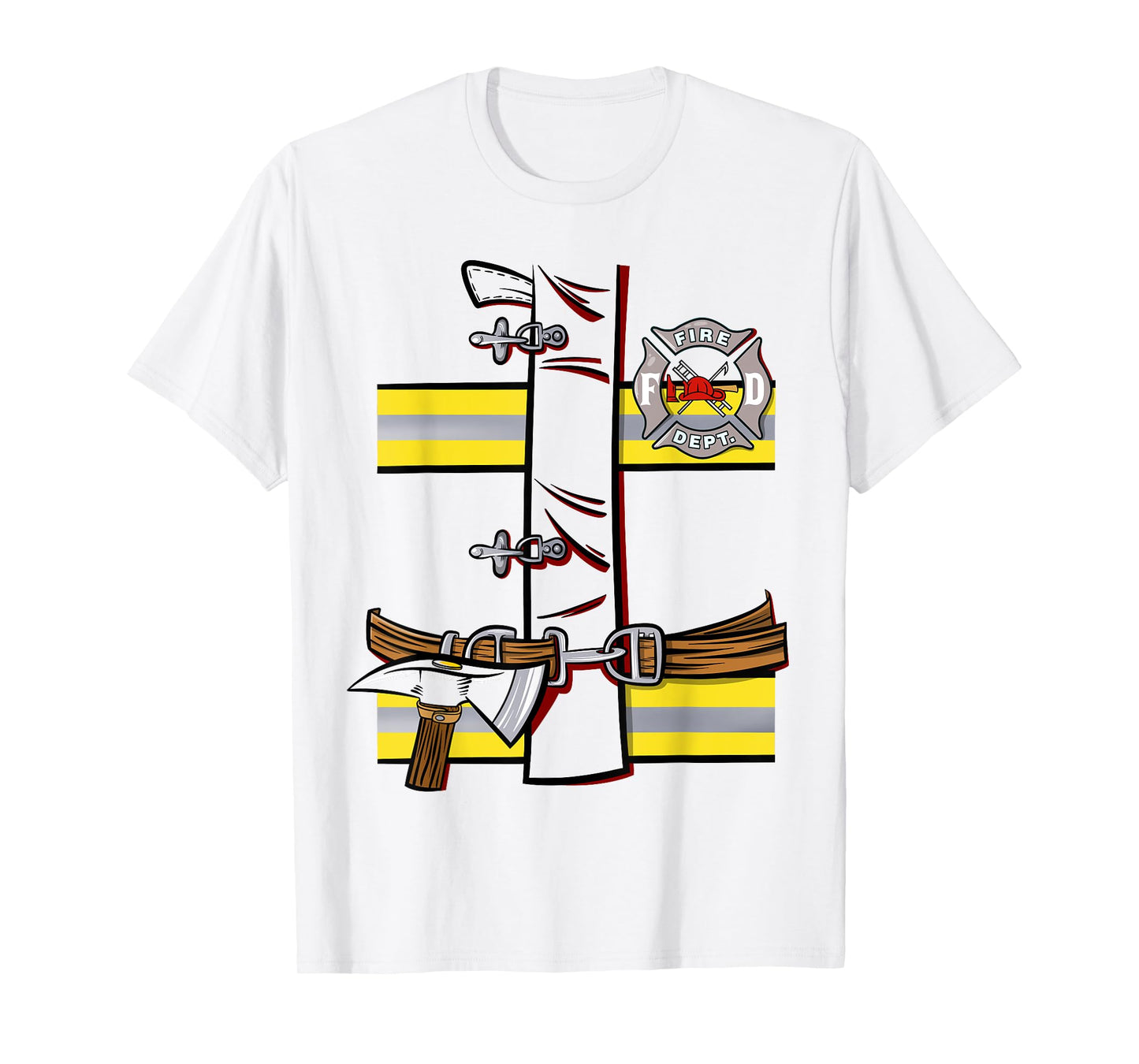 Firefighter Costume Shirt for Halloween