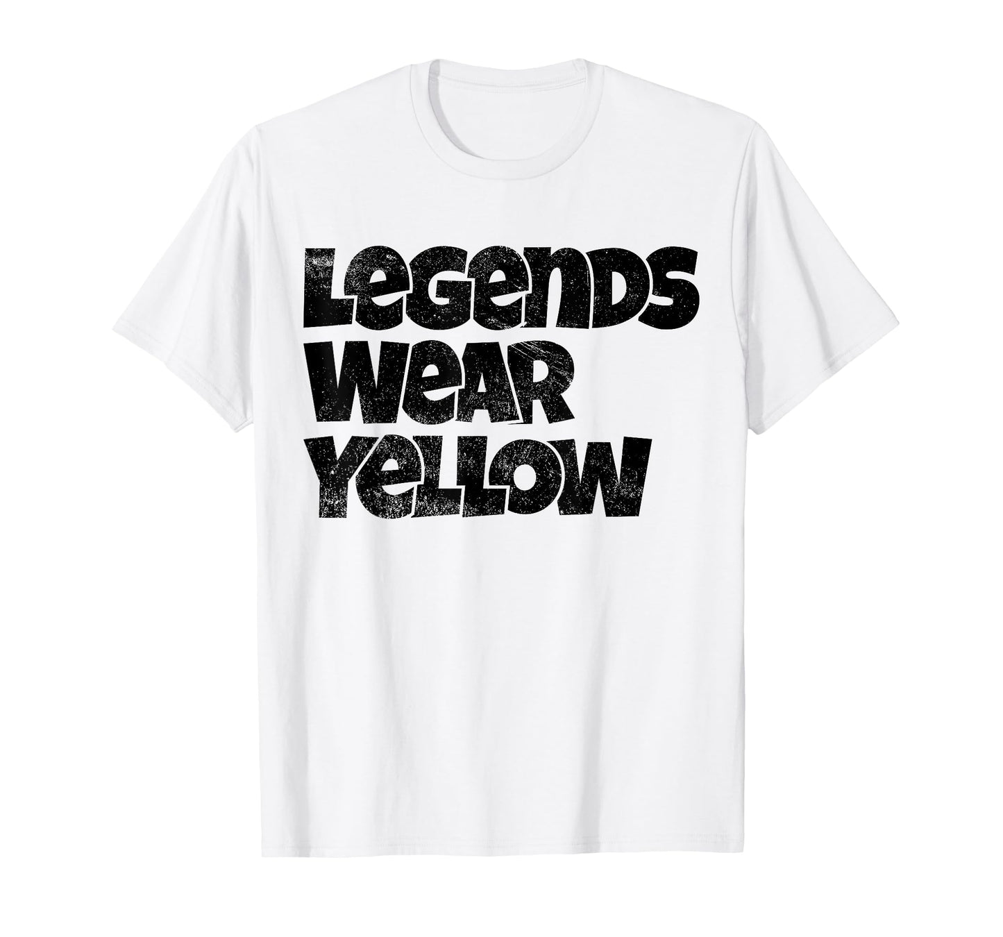 Funny Legends Wear Yellow Spirit Wear Team Game Color War T-Shirt