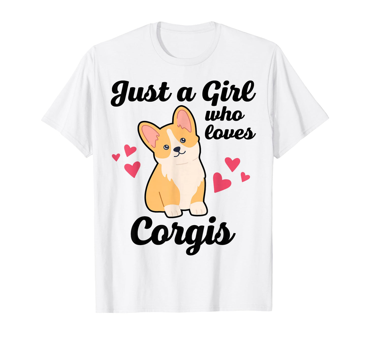Girl Who Loves Corgi T-Shirt