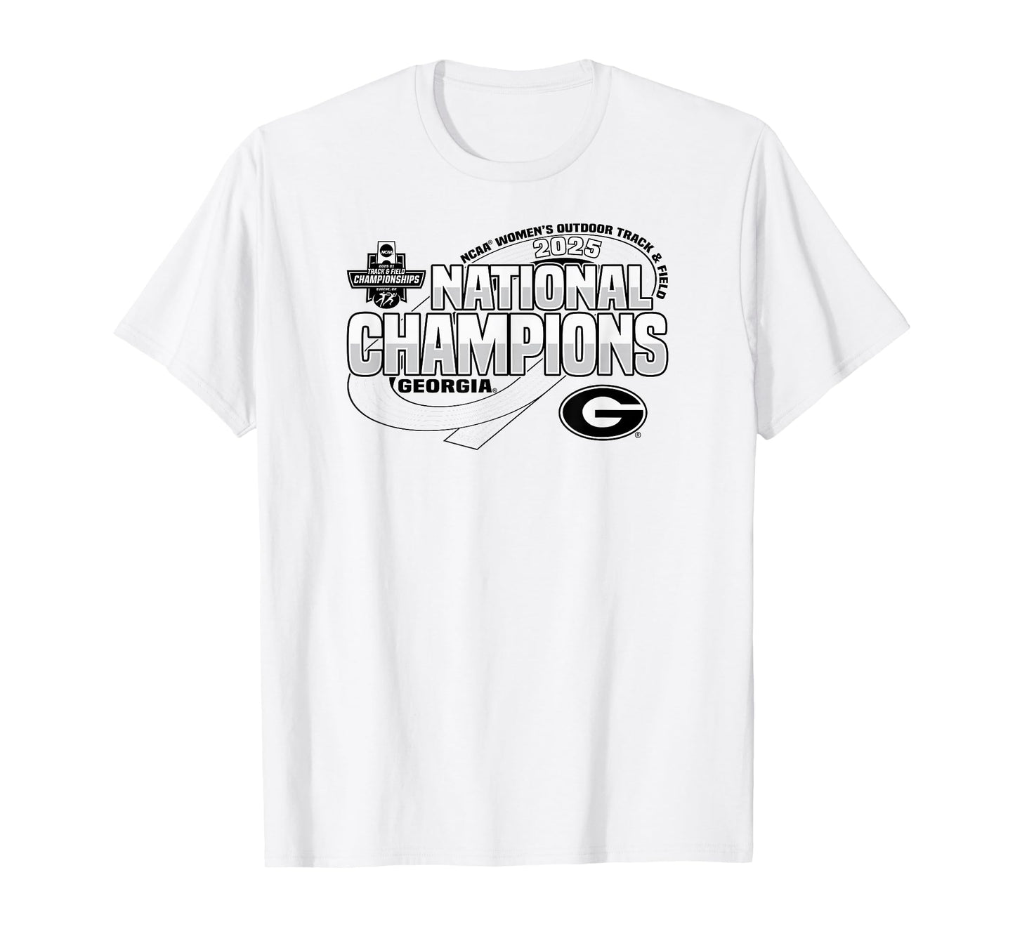 Georgia Bulldogs W Outdoor Track&Field National Champs 2025 T-Shirt