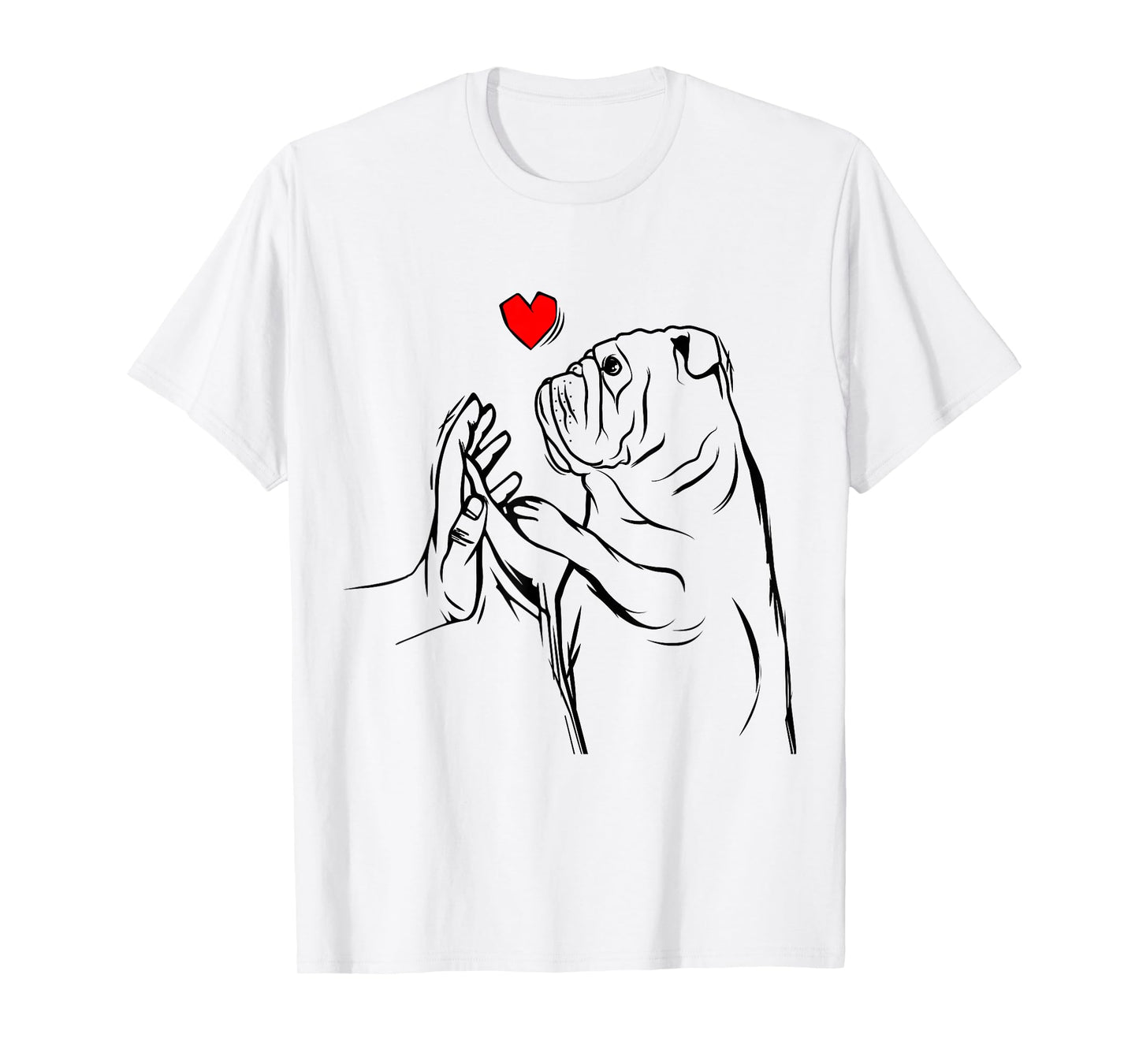 English Bulldog Love Bully Wifey Gift Idea T-Shirt