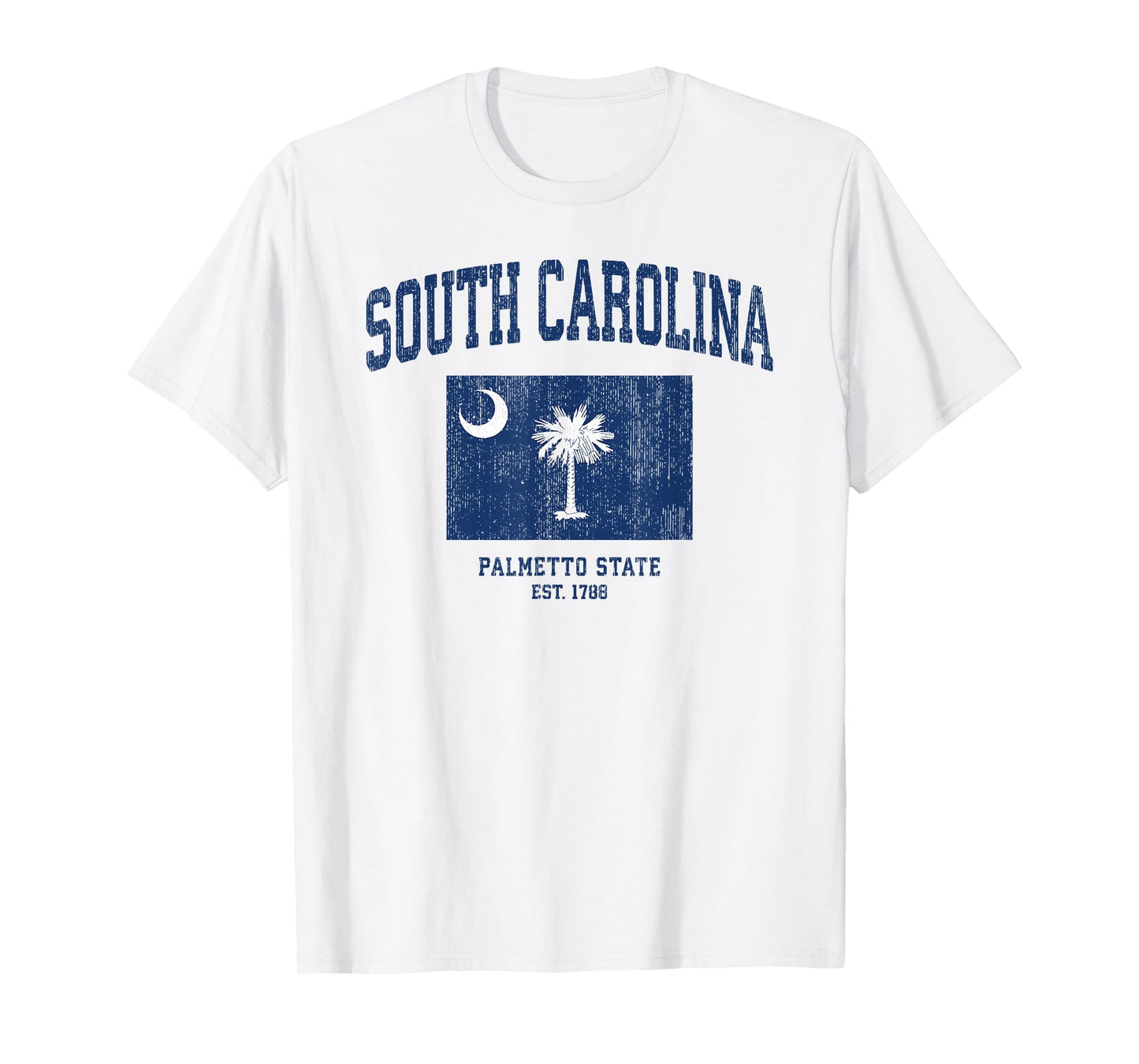 Distressed South Carolina State Flag T-Shirt