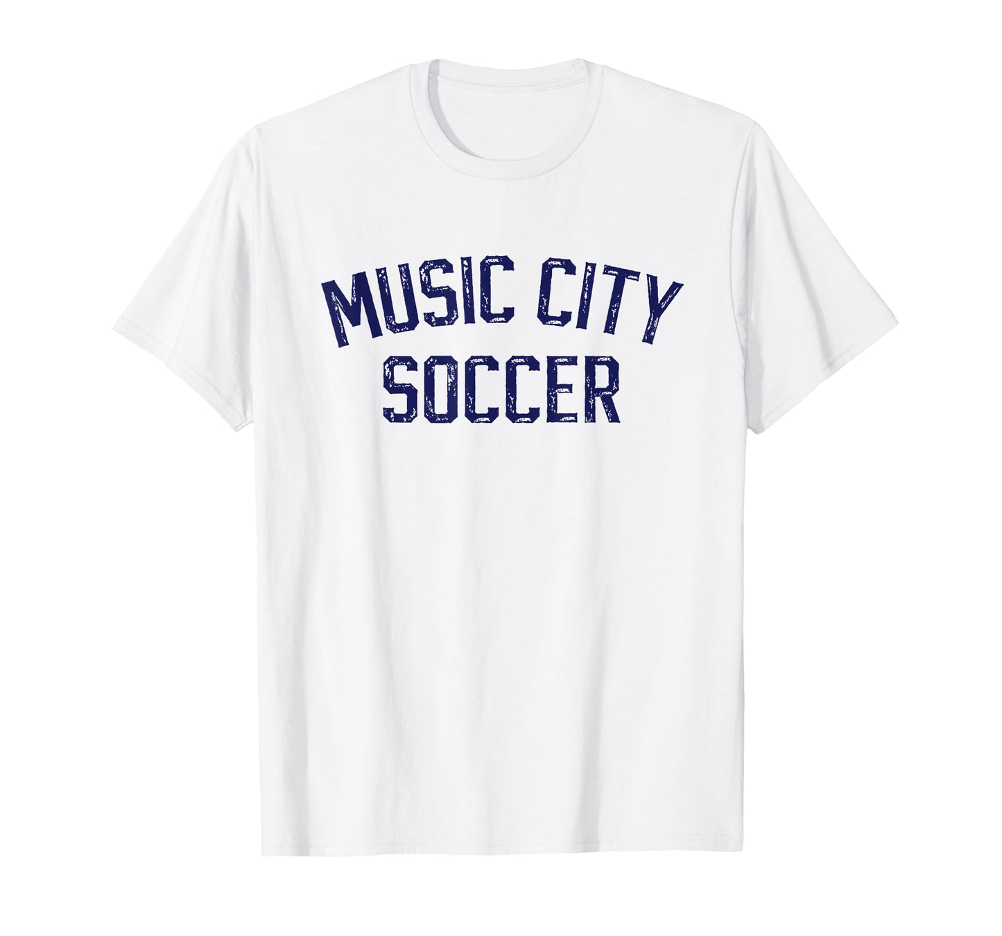 Vintage Soccer Nashville Music City Soccer Retro Fan T-Shirt
