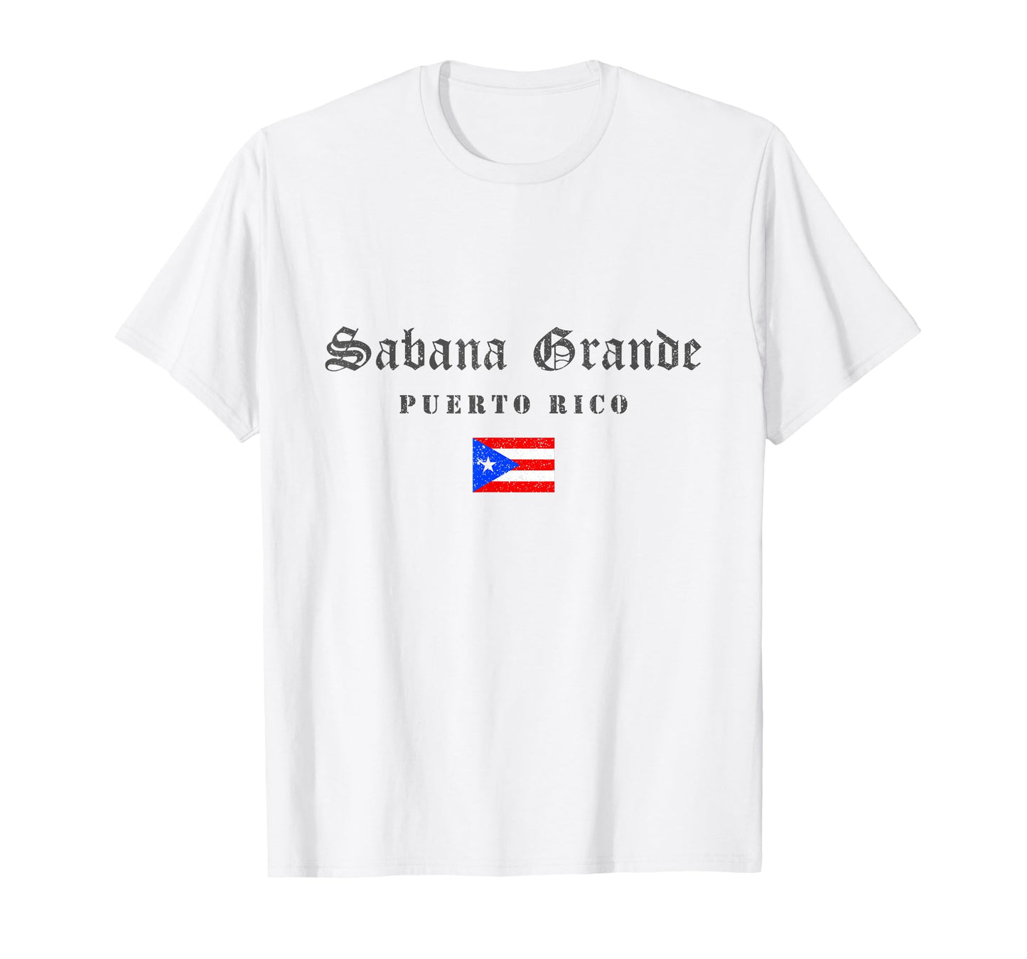 Sabana Grande Puerto Rico Flag Pride Home Root Travel T-Shirt