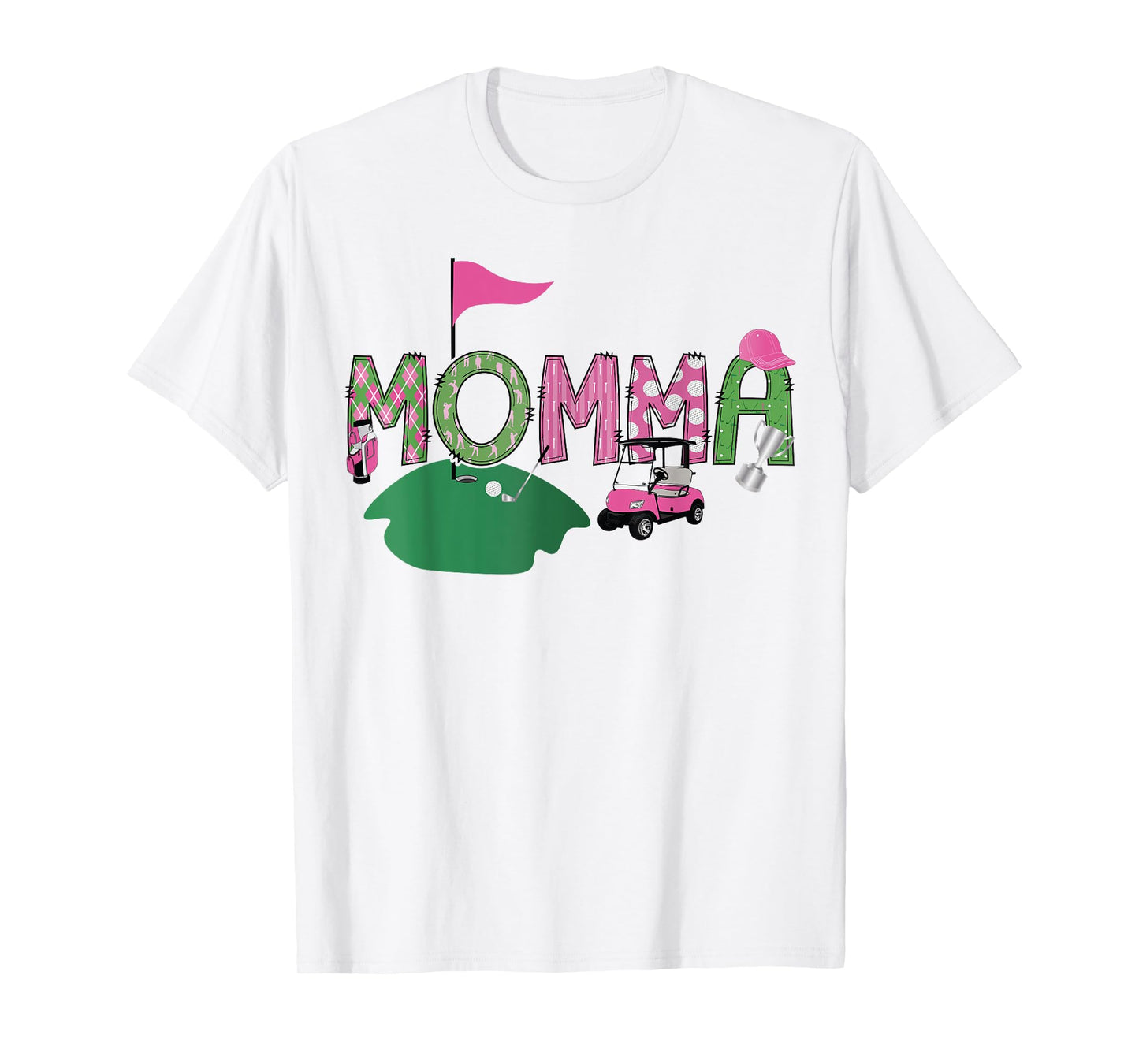 Golf Momma Hole In One Golf 1St Birthday Party T-Shirt