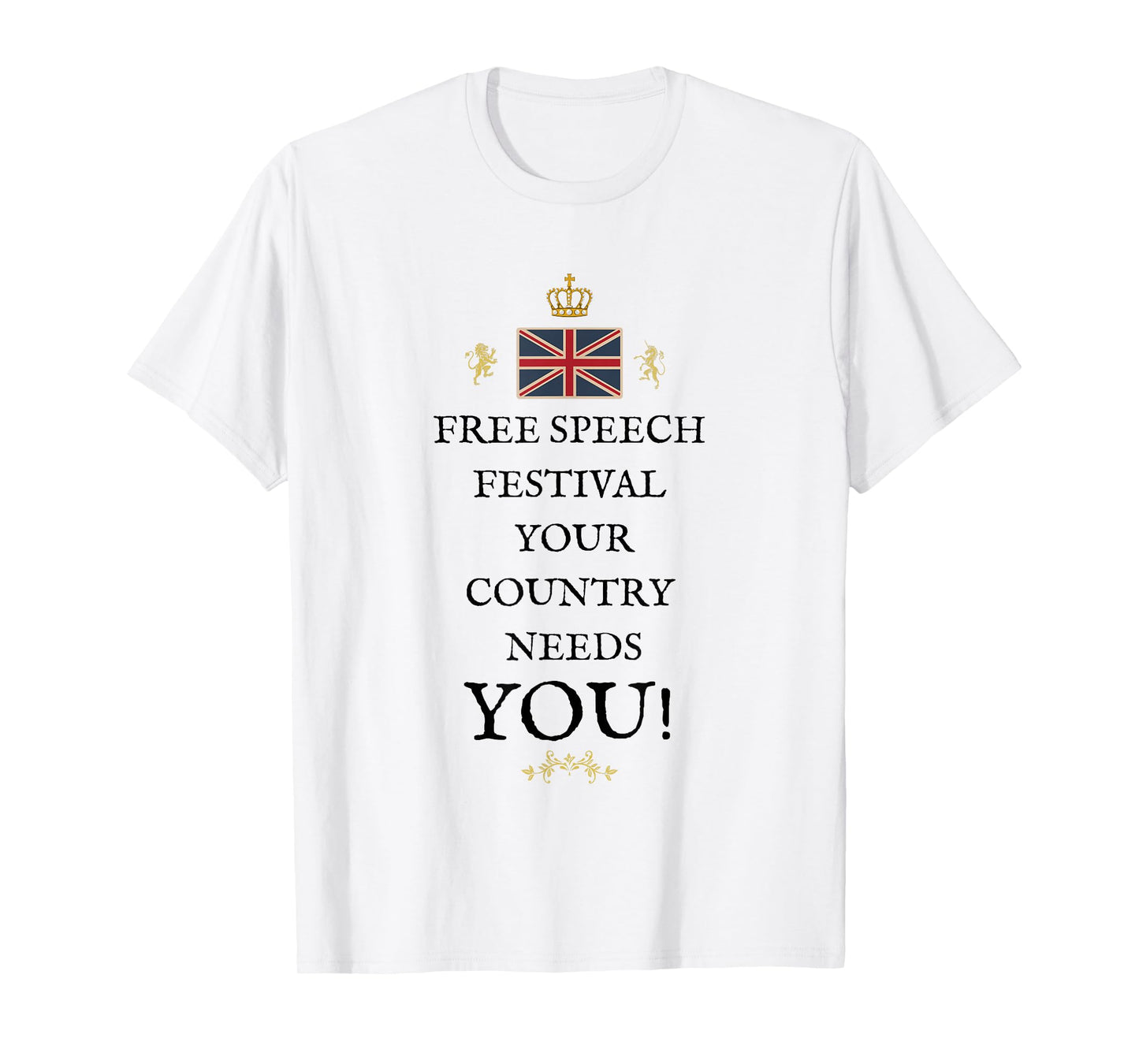 Patriotic Britain Proud Pride Supporters British Free Speech T-Shirt