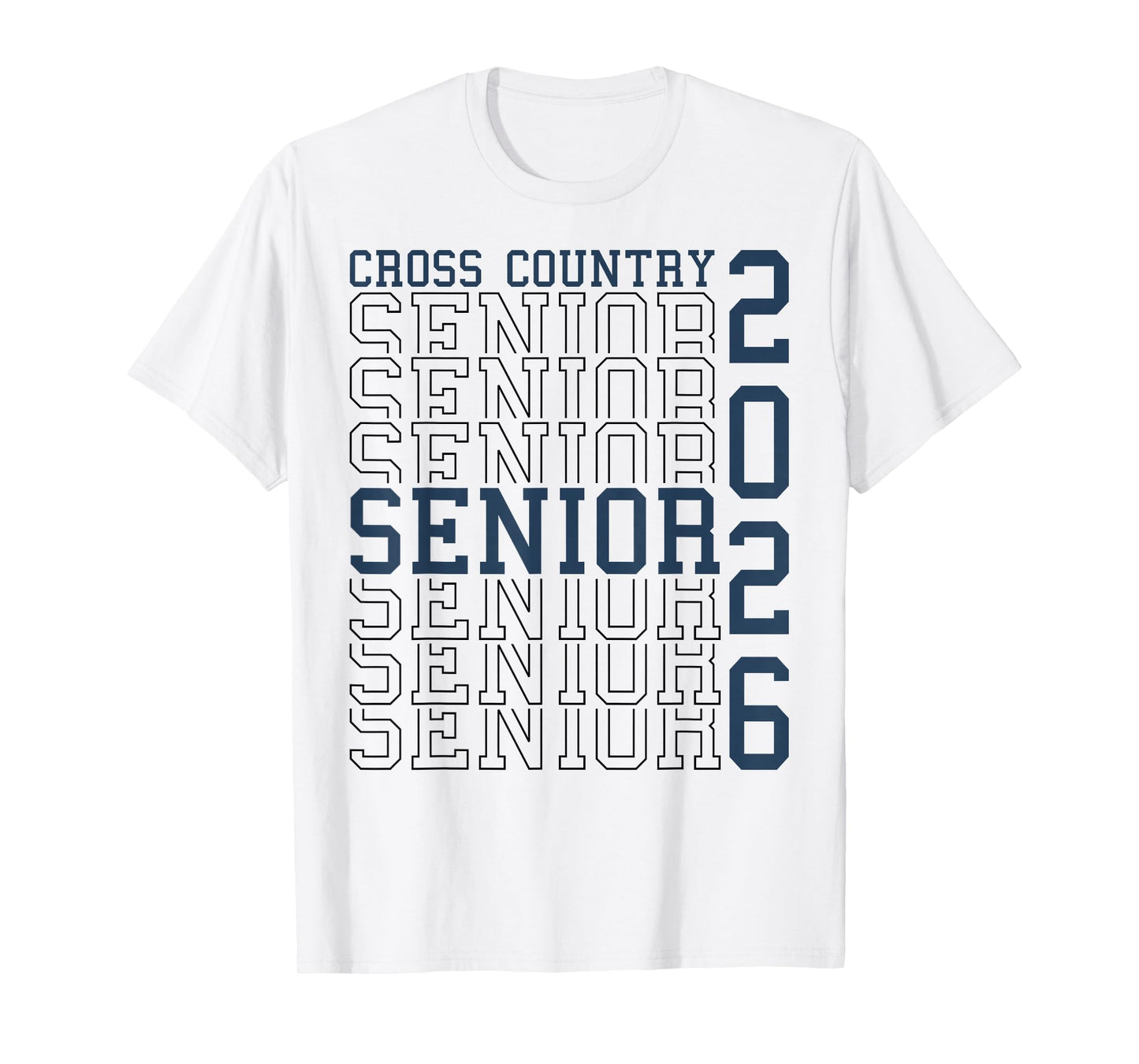 Cross Country Senior Night XC Senior 2026 Graduation 86 T-Shirt