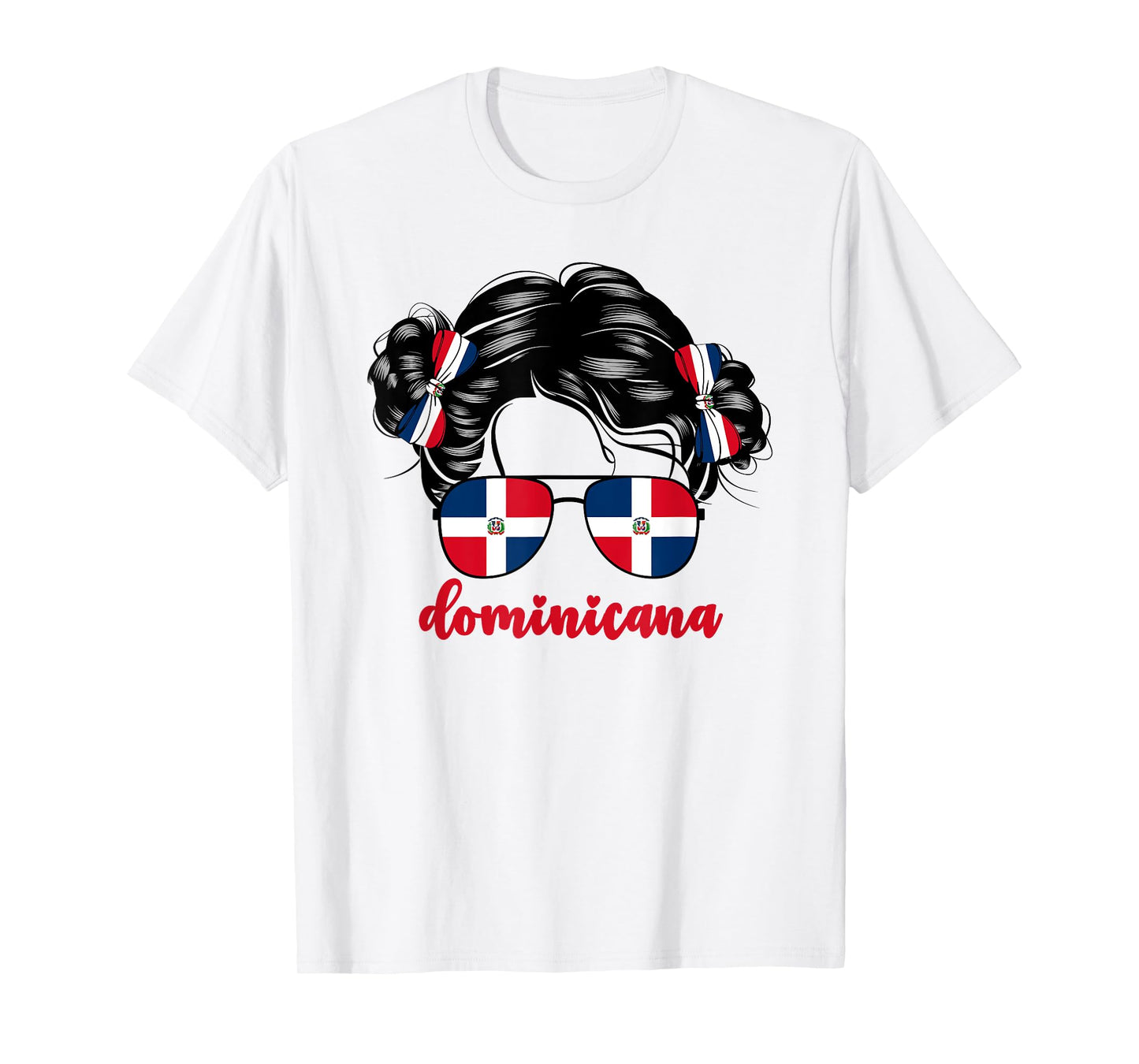 Dominican Girl Baby Kids Youth Republic Dominicana Flag Cute T-Shirt
