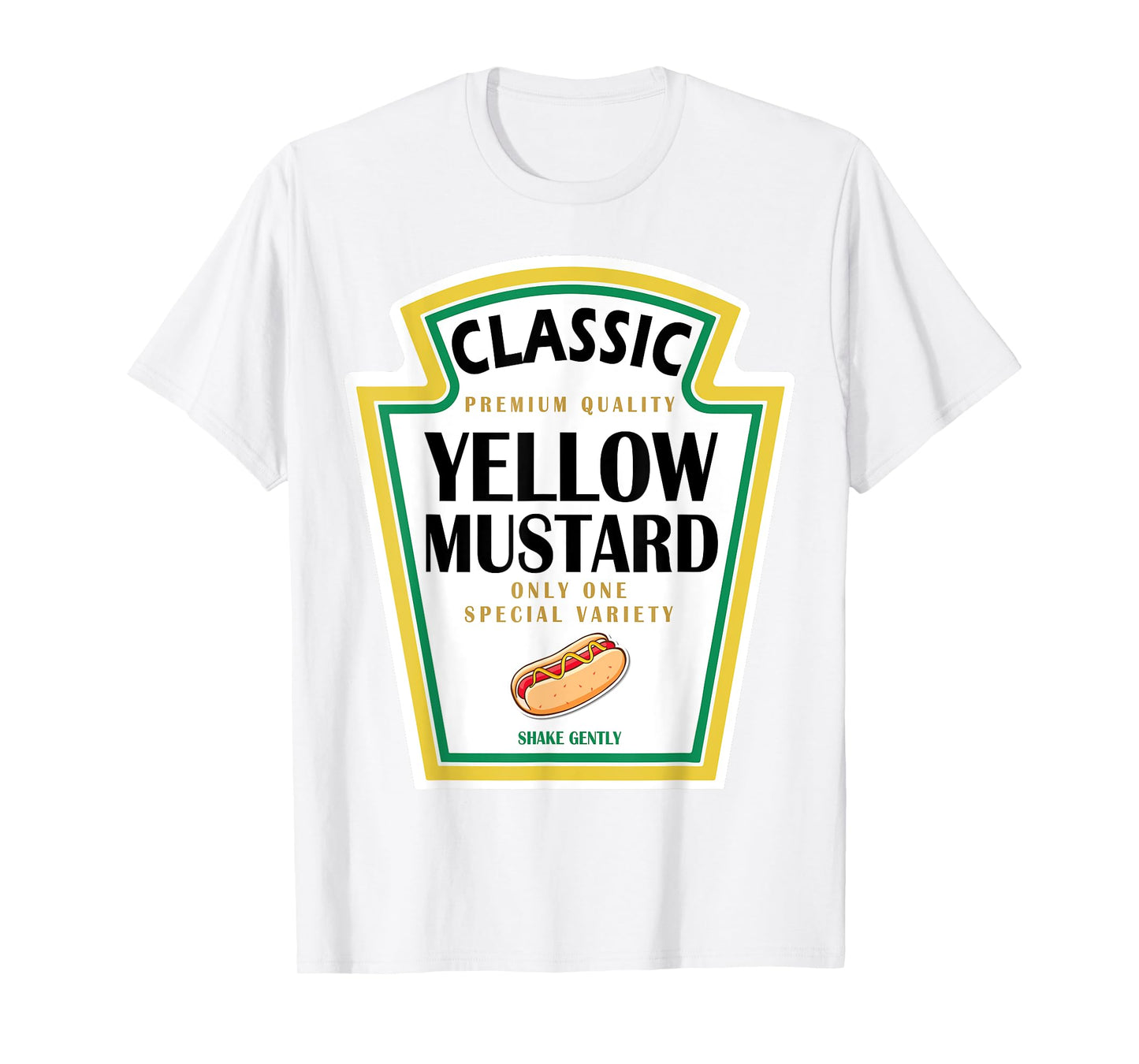 Yellow Mustard DIY Halloween Costume Matching Group Mustard T-Shirt