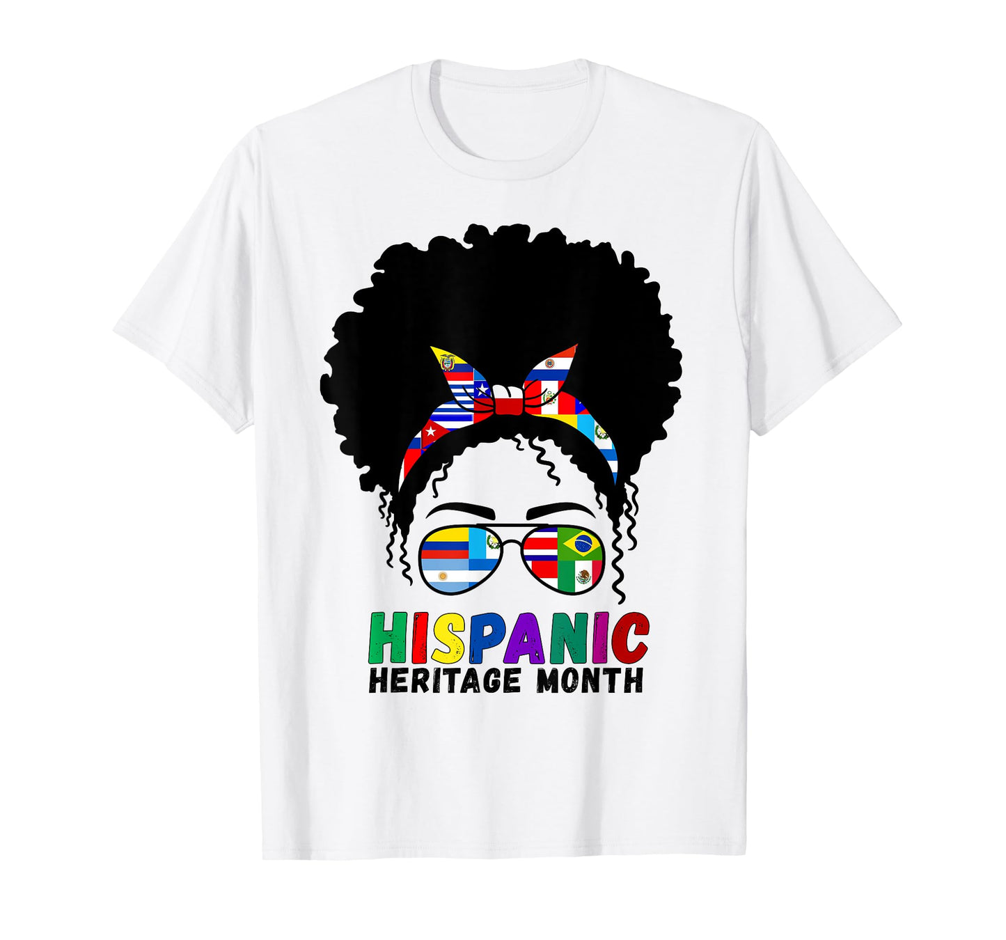 Hispanic Heritage Month Latino Country Flags Women T-Shirt