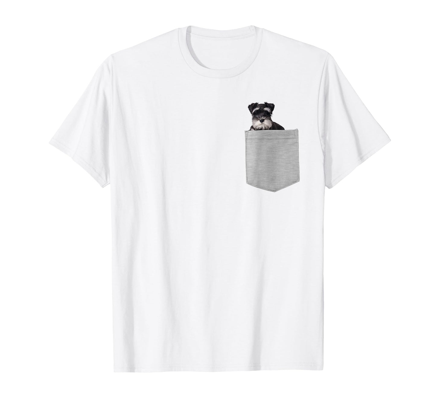 Dog in Your Pocket Miniature Schnauzer T-Shirt