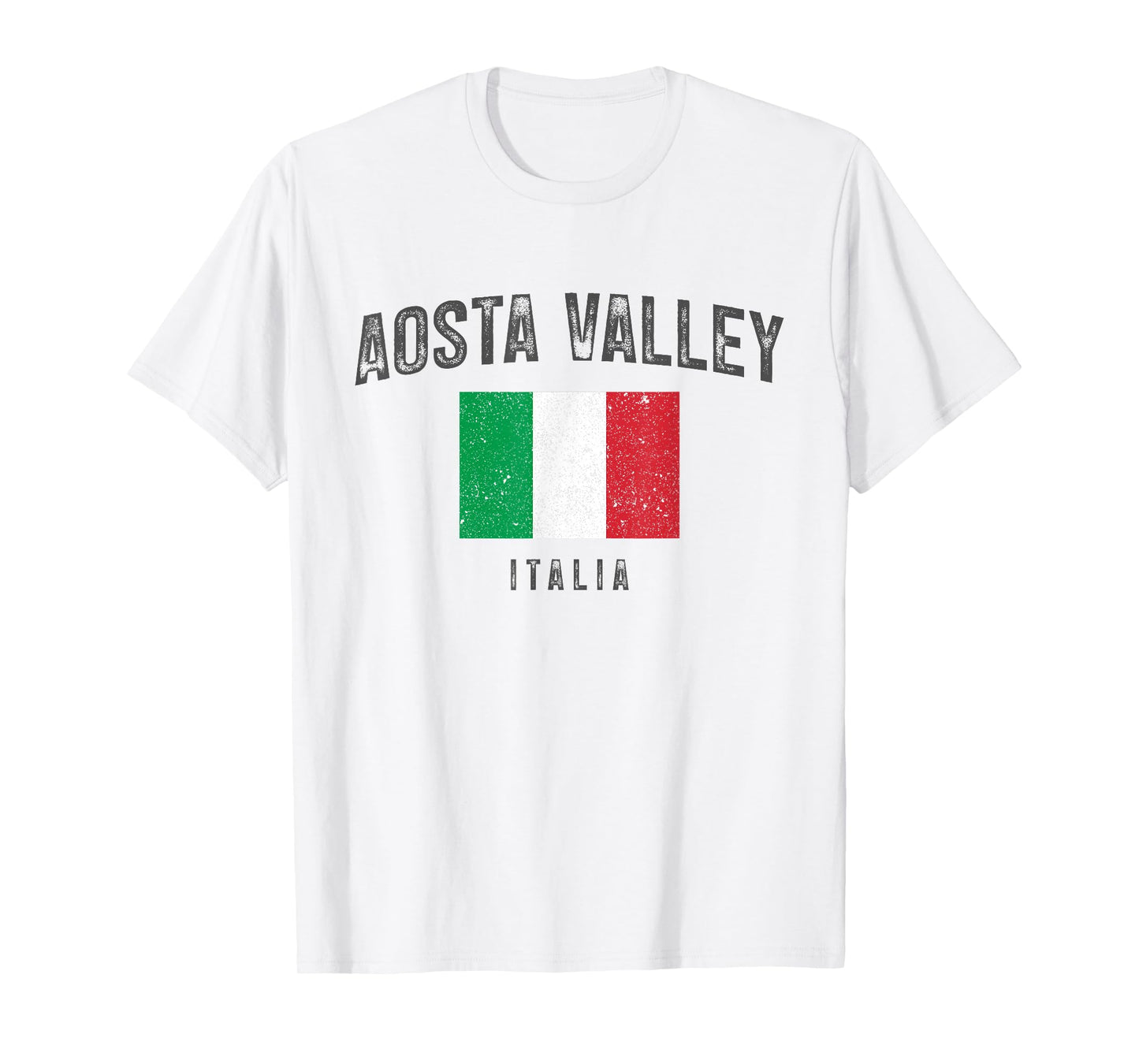 Aosta Valley Region Italy Italia Flag Italian Home Root T-Shirt
