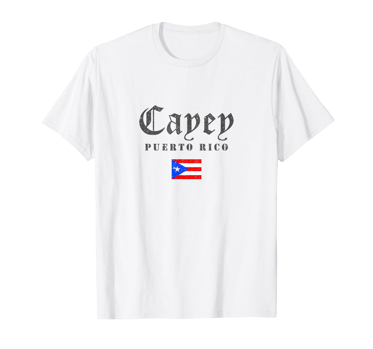 Vintage Cayey Puerto Rico Flag Pride Home Root Travel T-Shirt