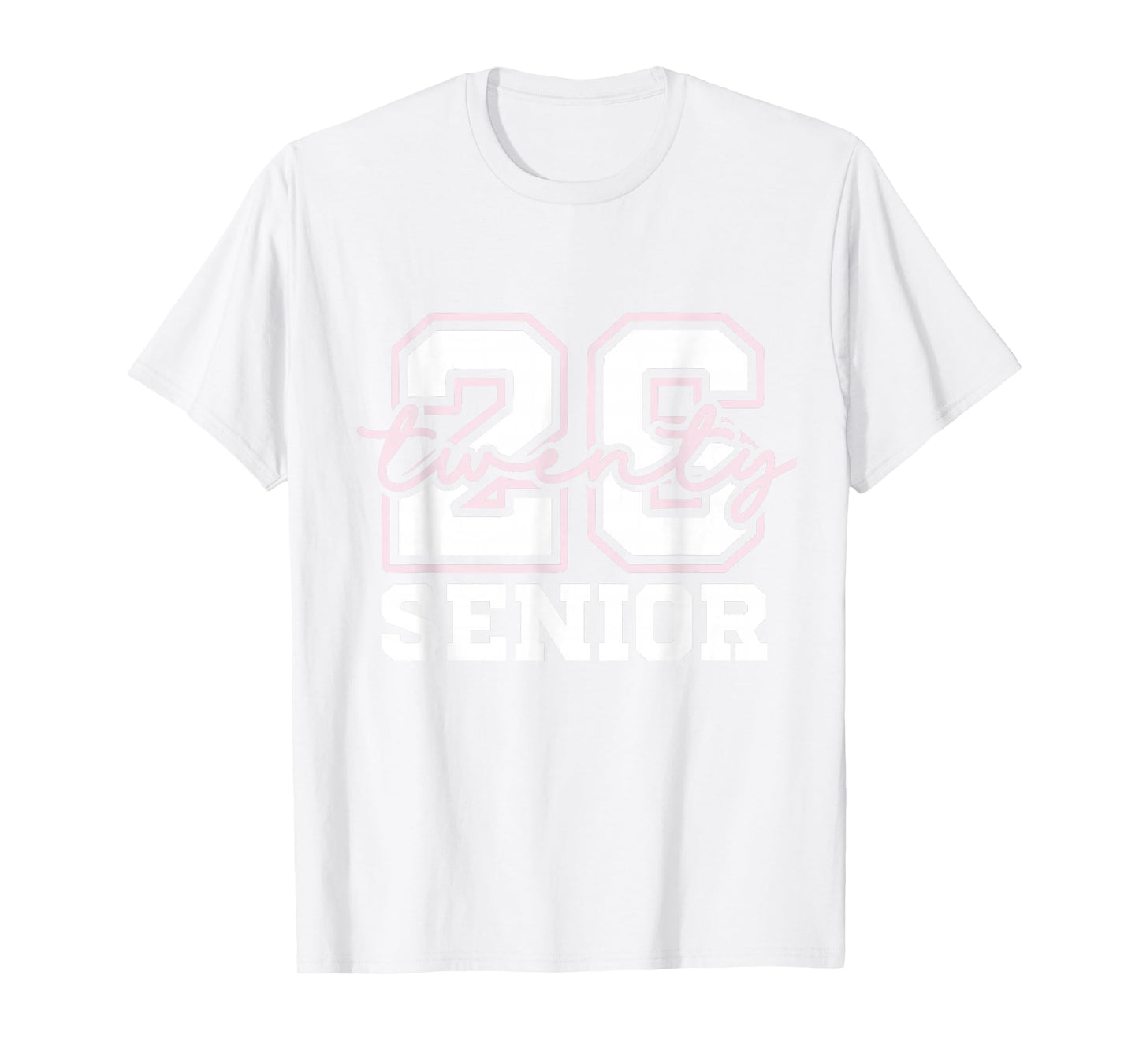 Pink Class of 2026 Girls Senior School Graduate Seniors T-Shirt