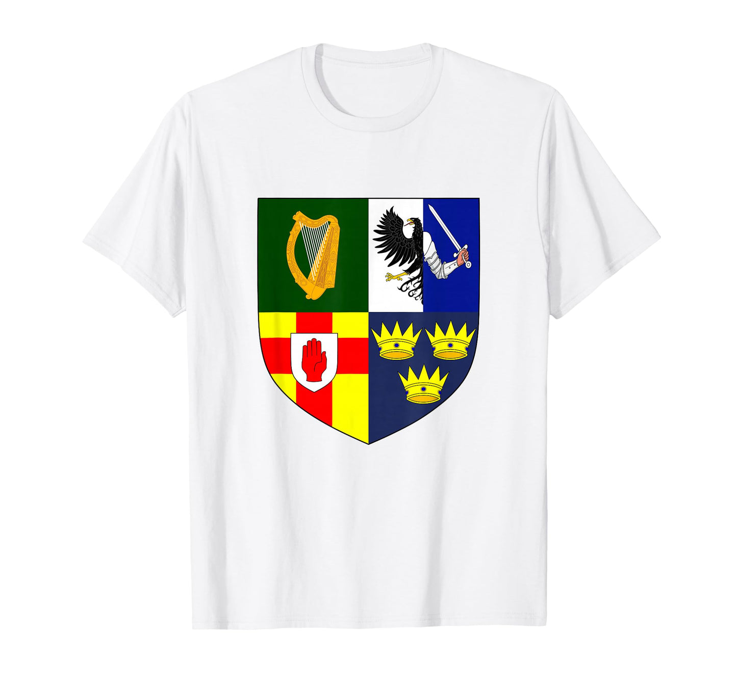 Ireland Provinces Coat of Arms Irish Emblem T-Shirt