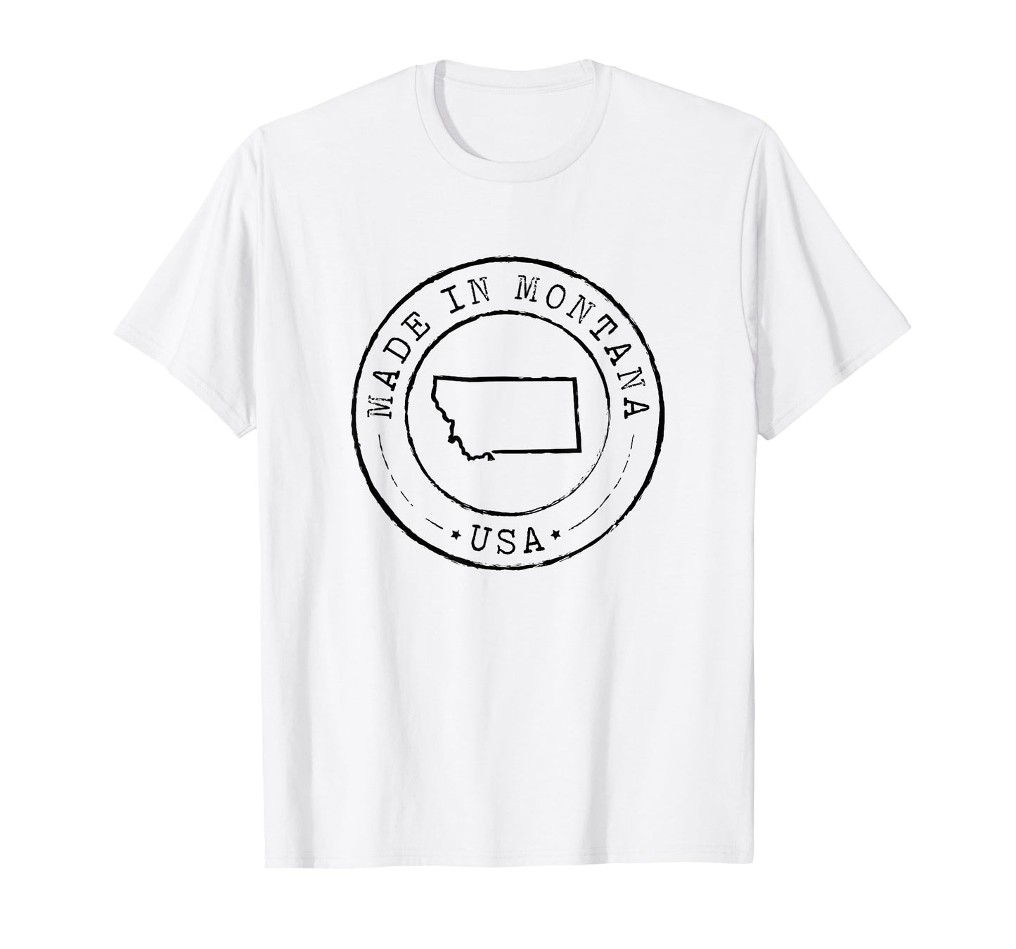 Made in Montana Shirt State Pride MT Vintage Tshirt Gift T-Shirt