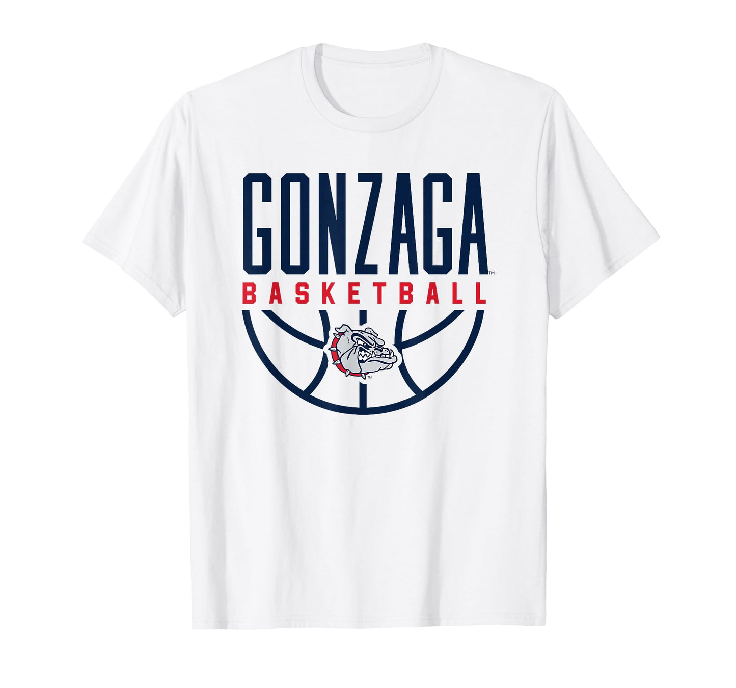 Gonzaga University Bulldogs Basketball Arch T-Shirt
