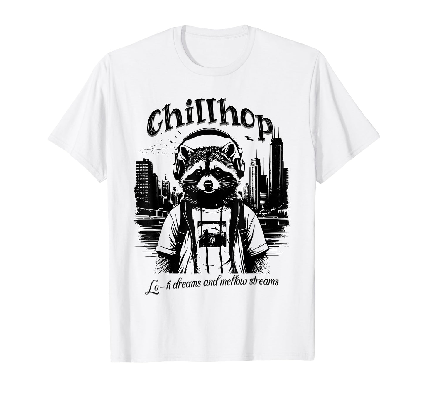 Chillhop Lo-fi Dreams and Mellow Streams T-Shirt
