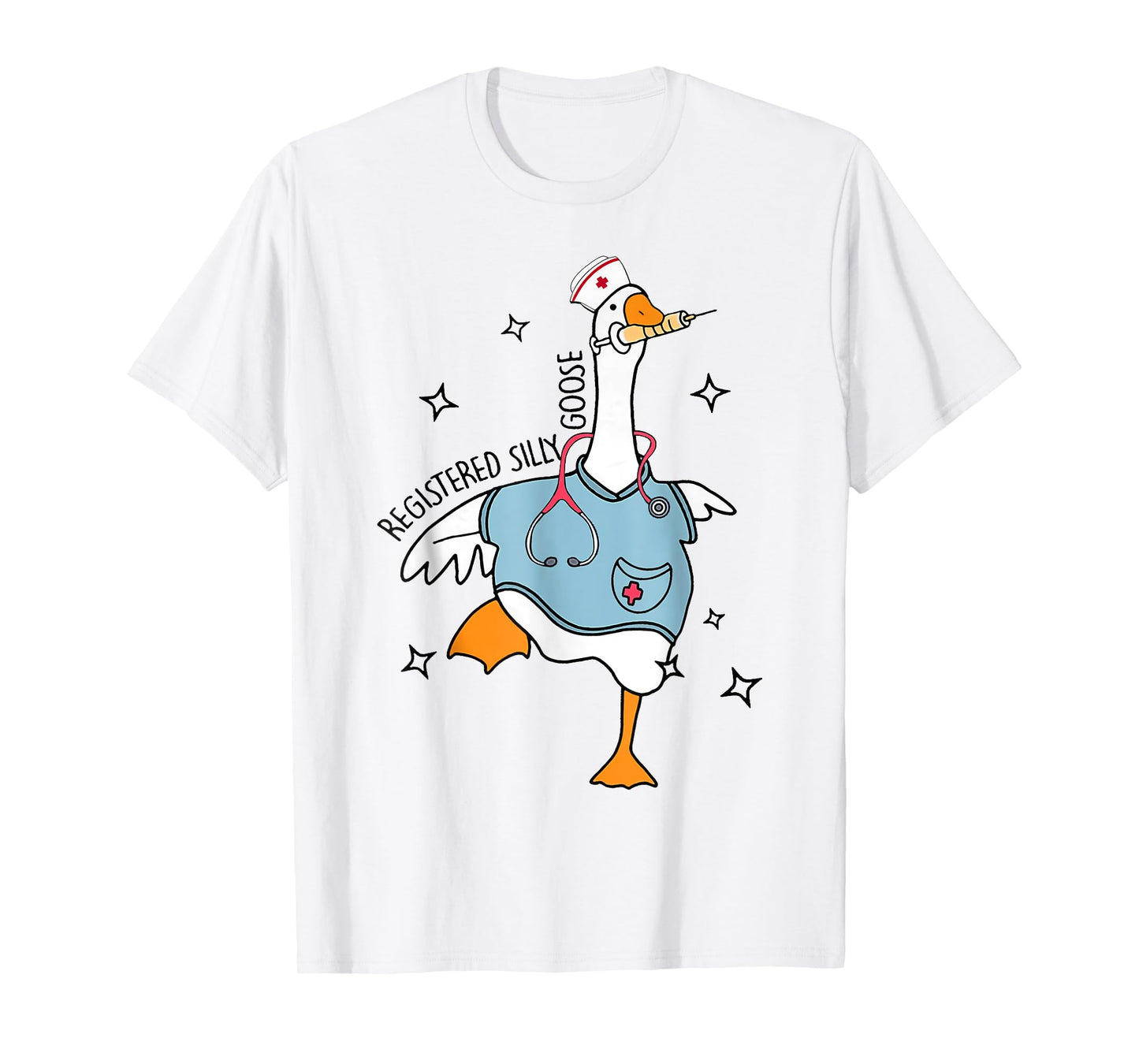 Nurse Registered Silly Goose Nursing School for Nursing T-Shirt