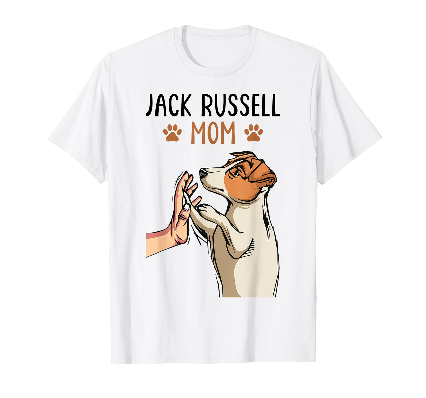 Jack Russell Terrier Mom Cute Dog Mama Funny Women T-Shirt