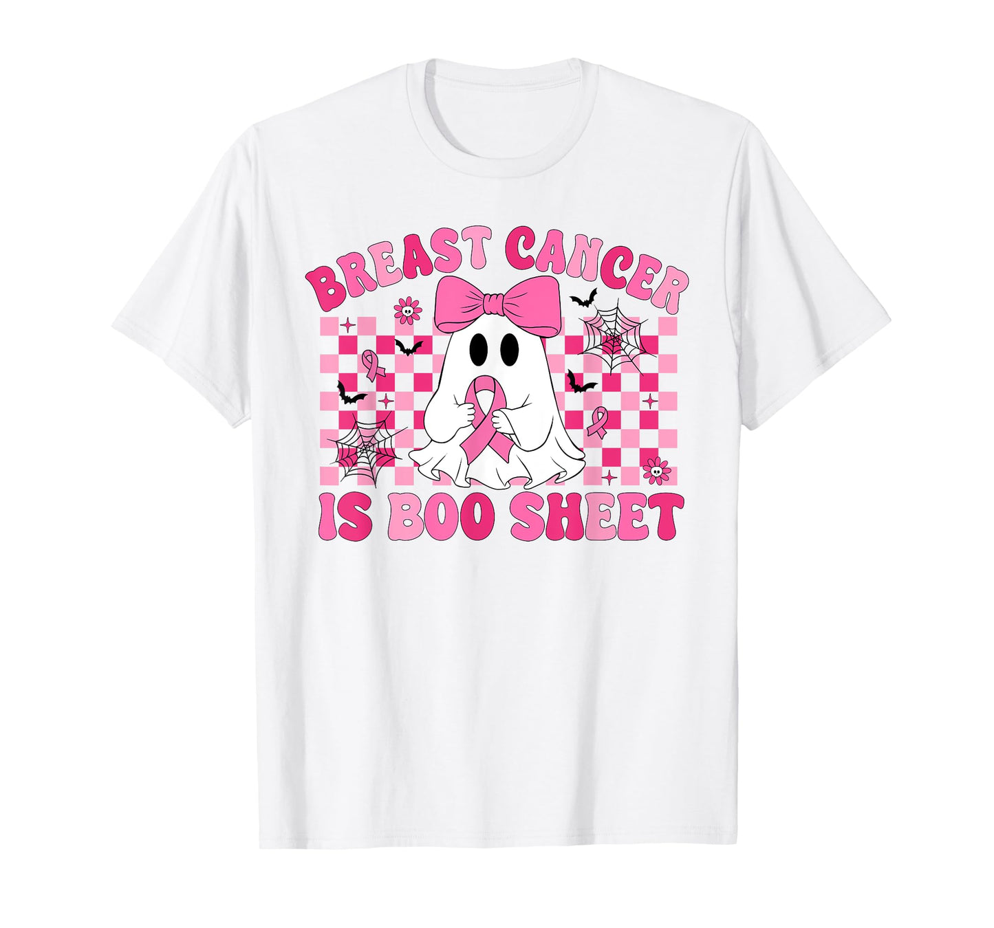 Breast Cancer Is Boo Sheet Breast Cancer Awareness Halloween T-Shirt