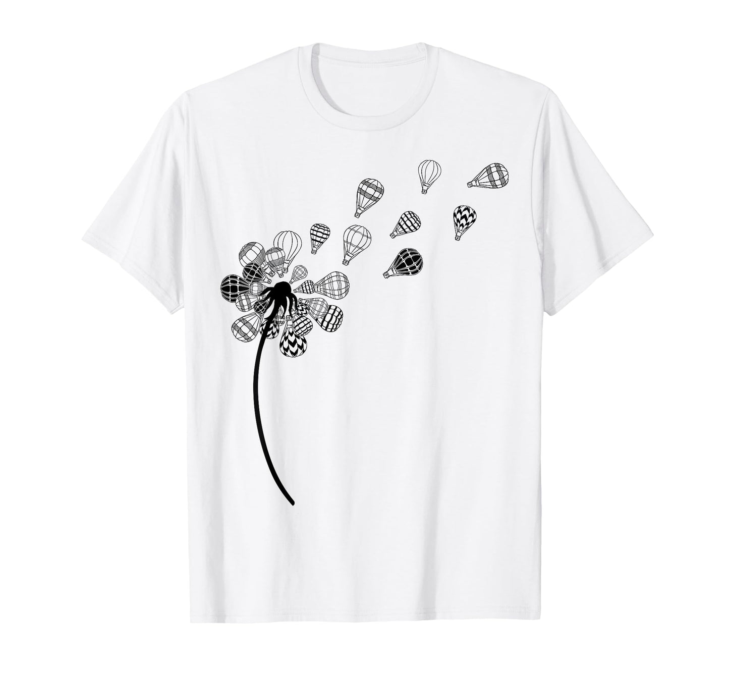 Dandelion Ballooning Shirt Hot Air Balloon Pilot Balloonist T-Shirt