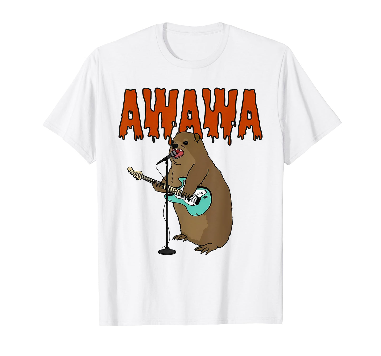 Mama Funny Hyrax Screaming Mom Hyrax Meme Animal T-Shirt