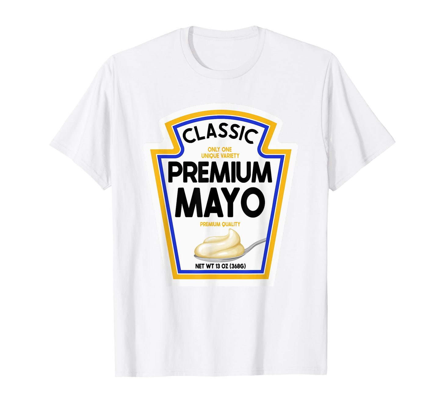 White Mayonnaise DIY Halloween Costume Couples & Group Mayo T-Shirt