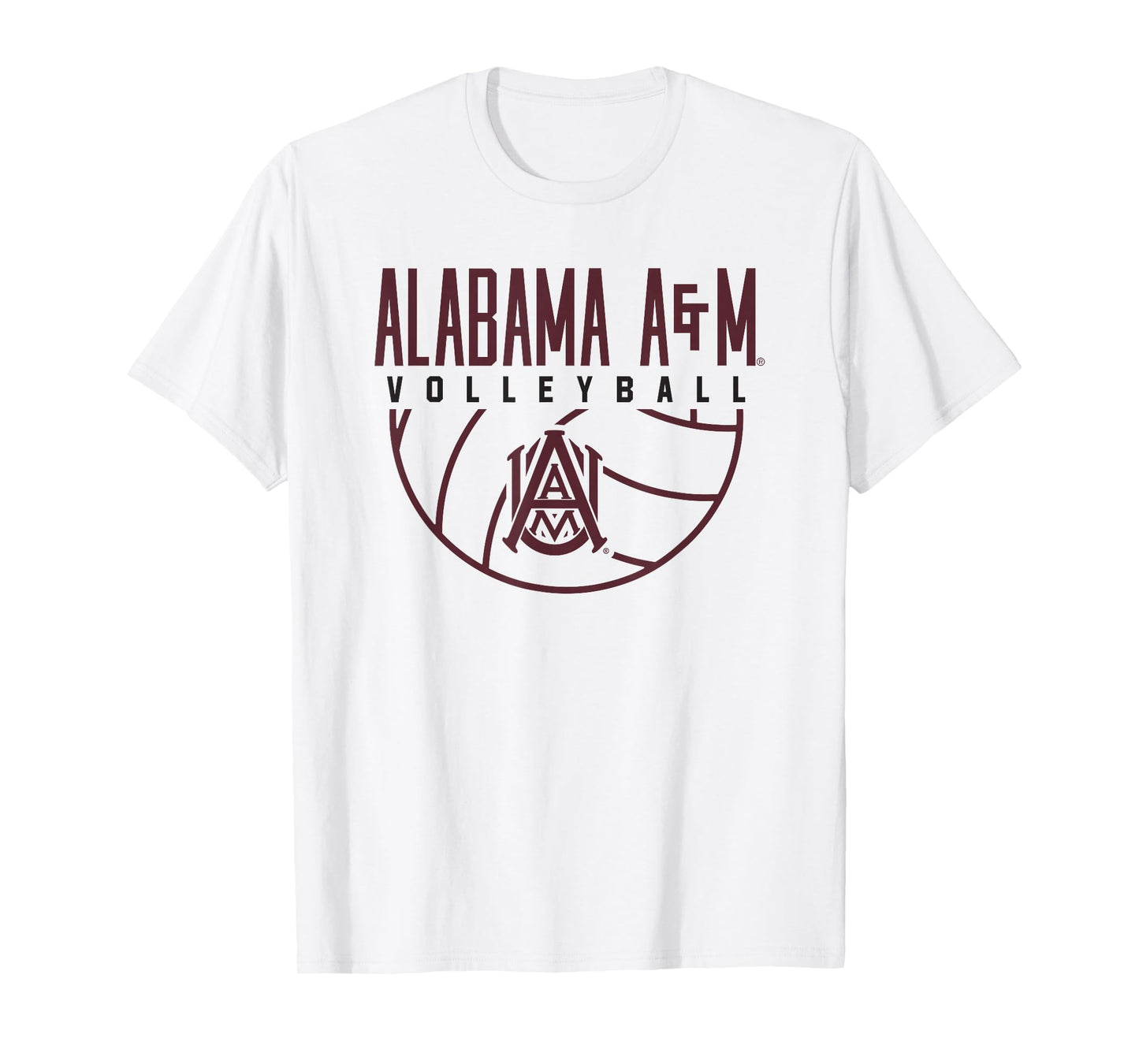 Alabama A&M University Bulldogs Volleyball Arch T-Shirt