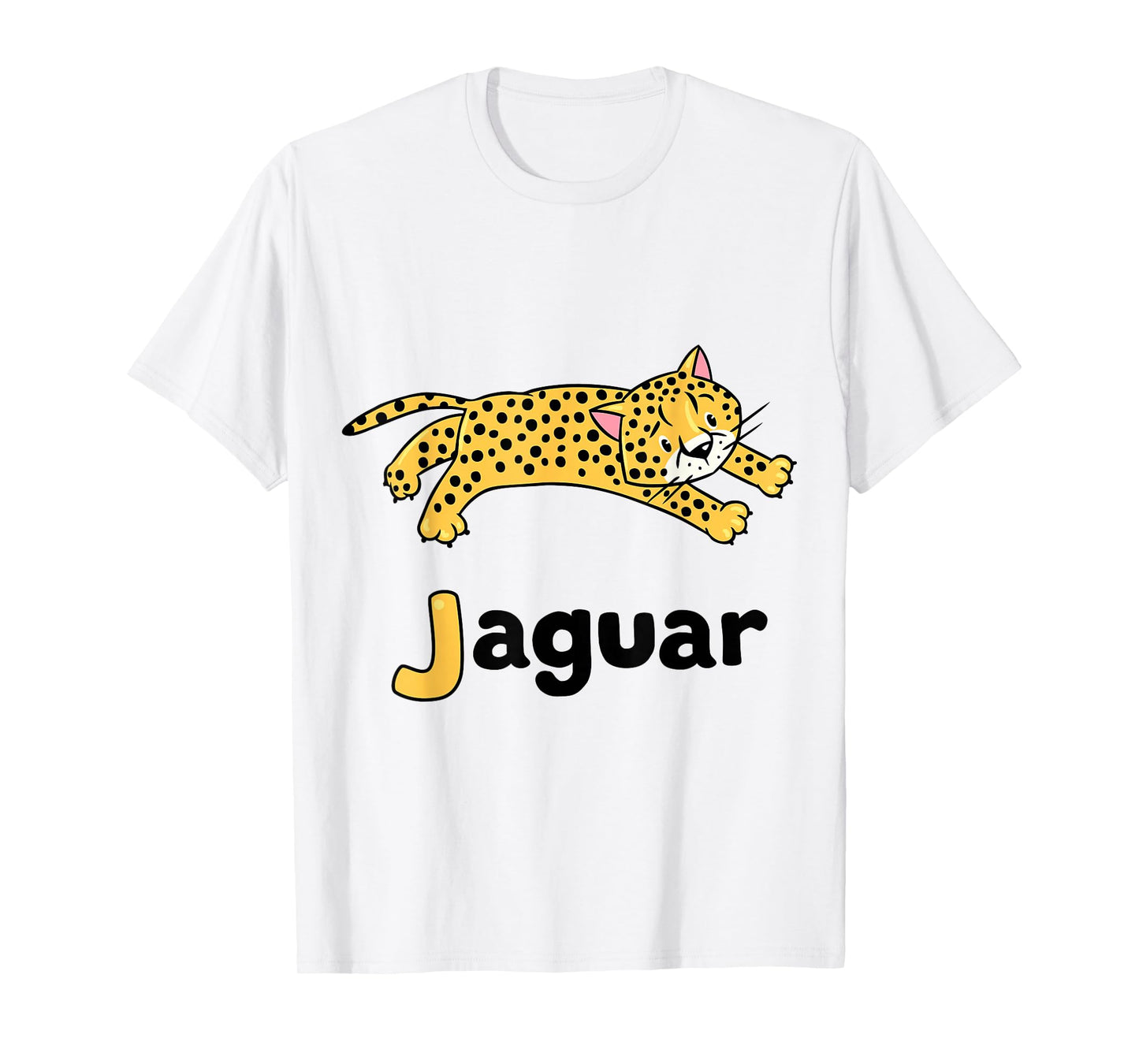 J is for Jaguar ABC Alphabet T-shirt for Teachers Students T-Shirt