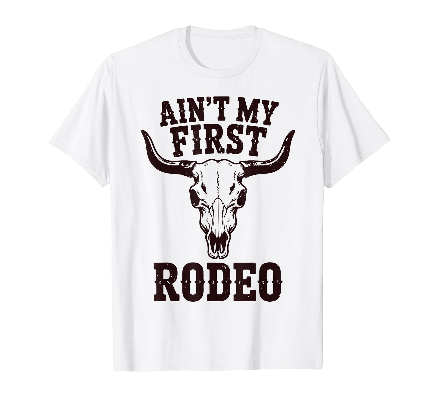 This Ain't My First Rodeo Retro Steer Skull Western Toddler T-Shirt