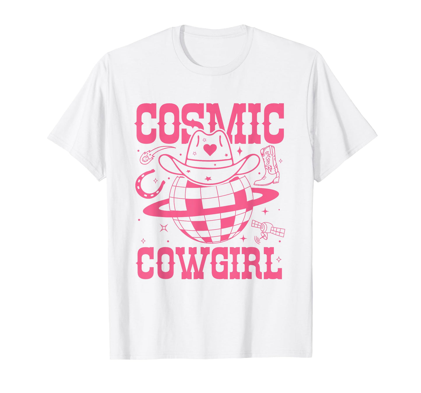 Cosmic Space Cowgirls Shirt Bachelorette Party Rodeo Girls T-Shirt