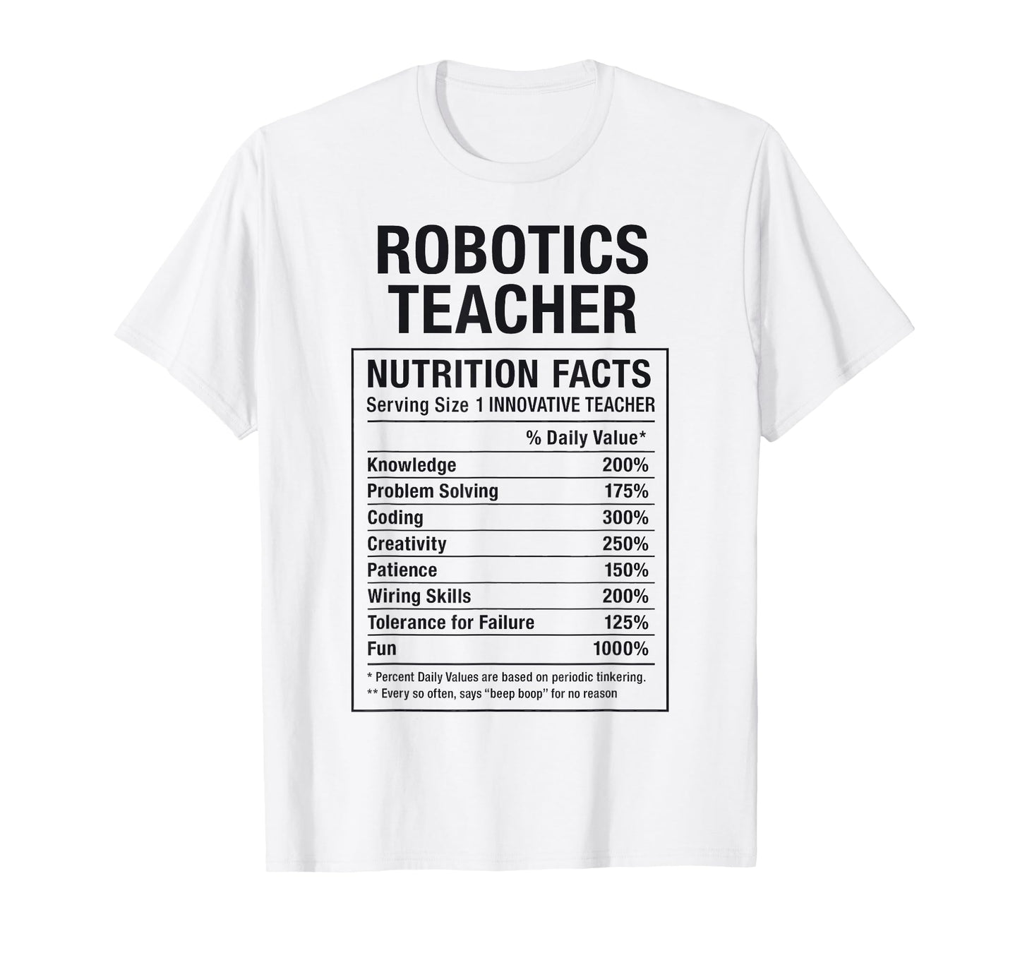 Robotics Teacher Facts T-Shirt
